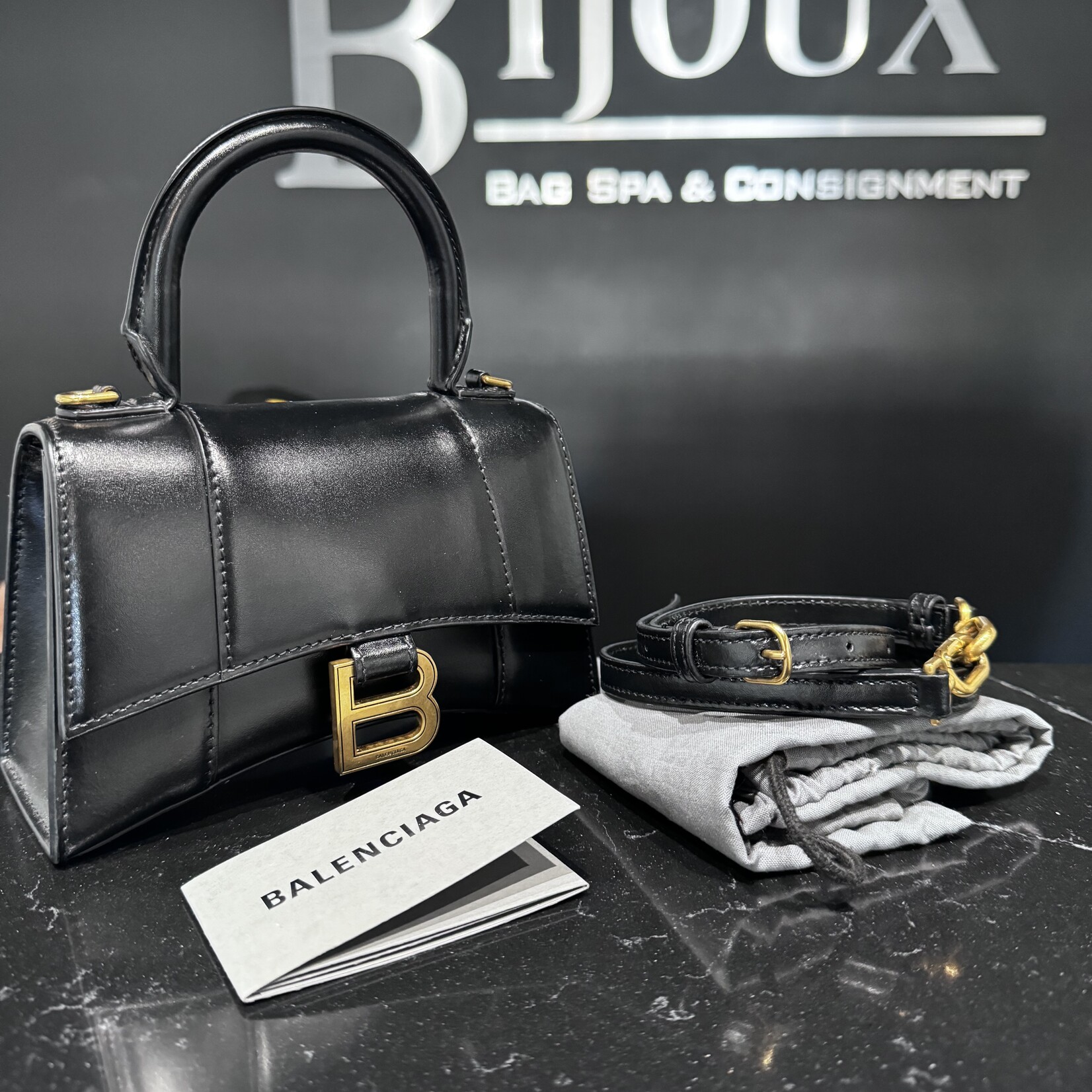 Balenciaga SOLD- Balenciaga XS Black Hourglass