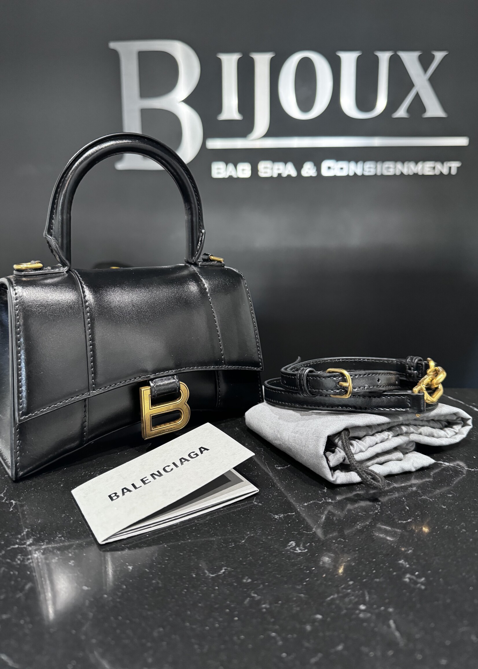 Balenciaga SOLD- Balenciaga XS Black Hourglass