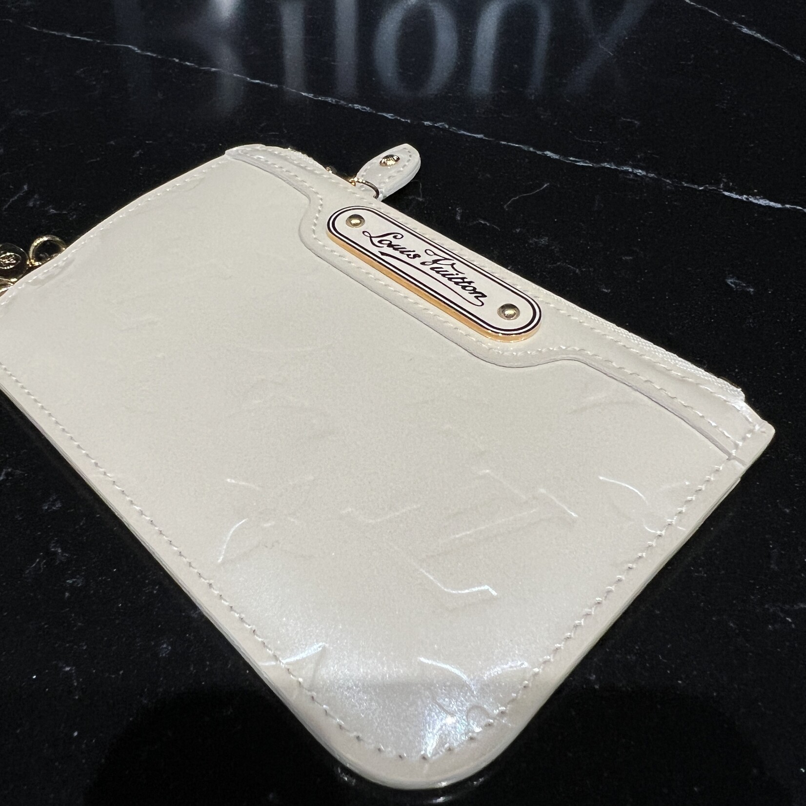 Louis Vuitton SOLD - Louis Vuitton Patent Coin Pouch
