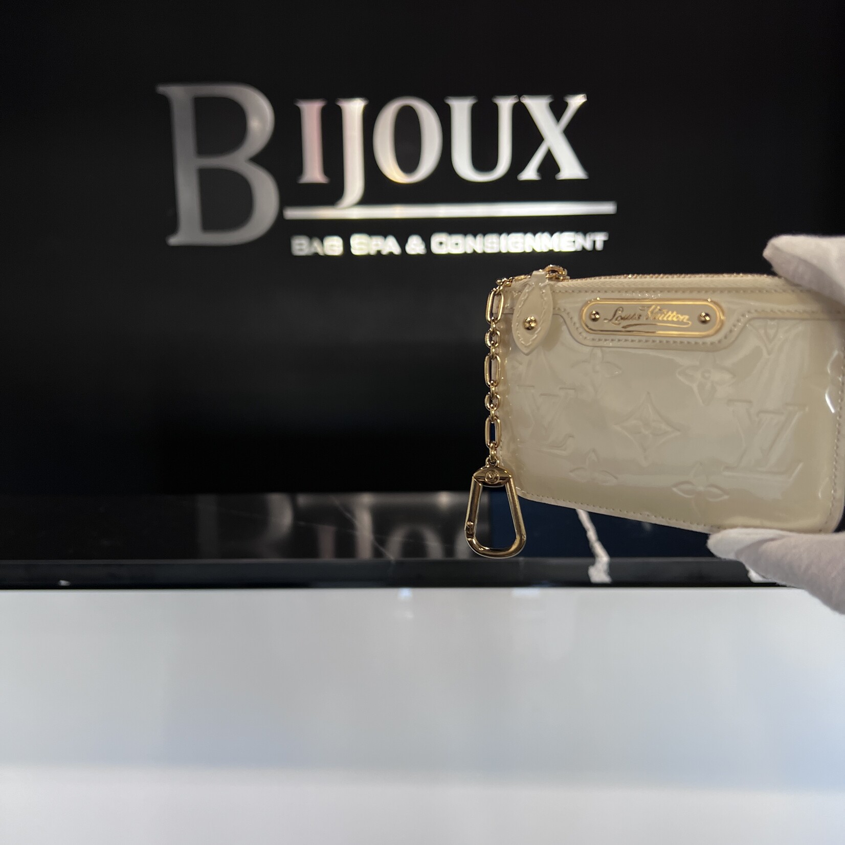 Louis Vuitton SOLD - Louis Vuitton Patent Coin Pouch