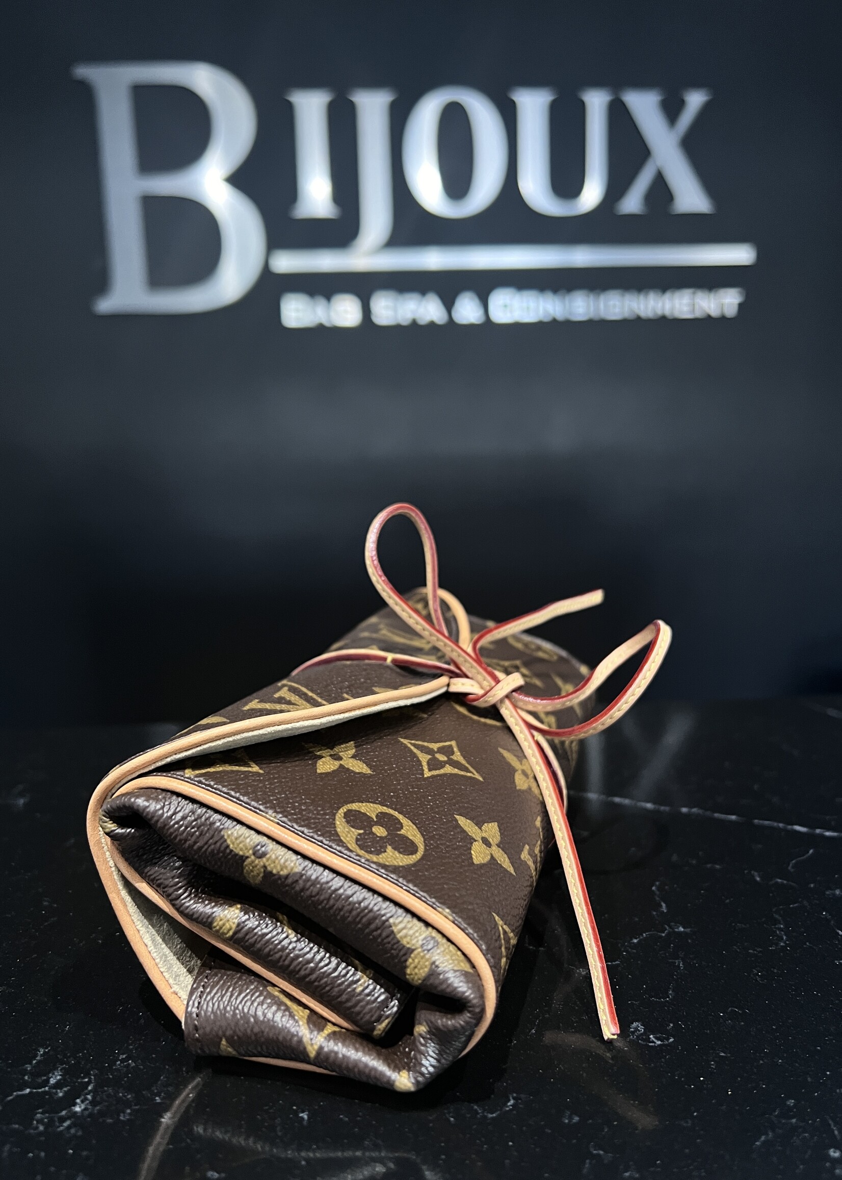Louis Vuitton SOLD - Louis Vuitton Monogram Jewelry Roll Pouch