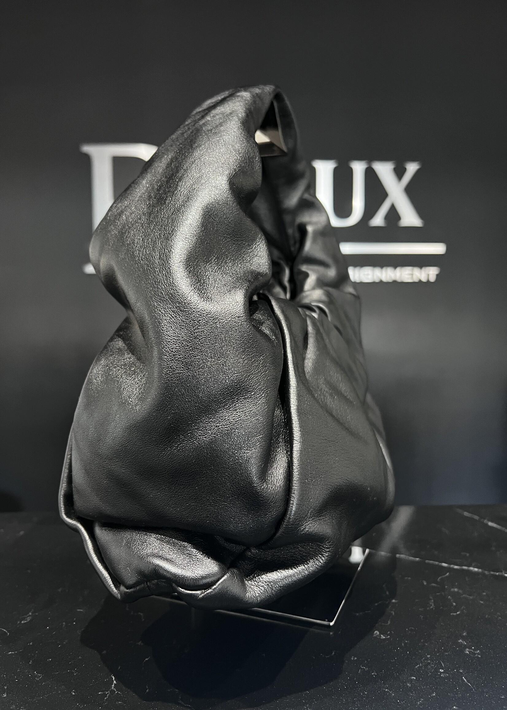 Bottega Veneta SOLD- Bottega Venetta Black Shoulder Pouch