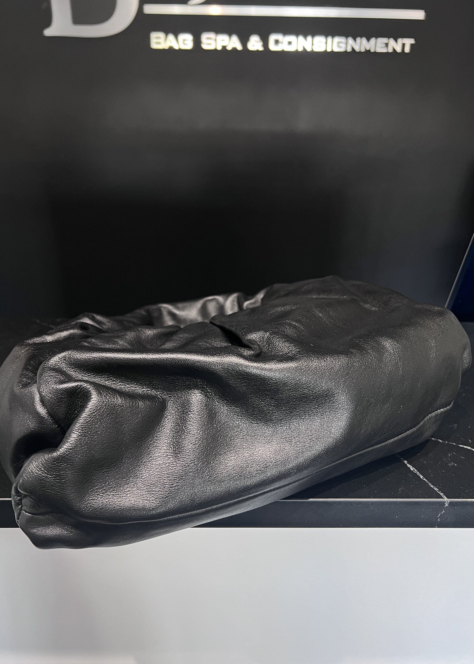 Bottega Veneta SOLD- Bottega Venetta Black Shoulder Pouch