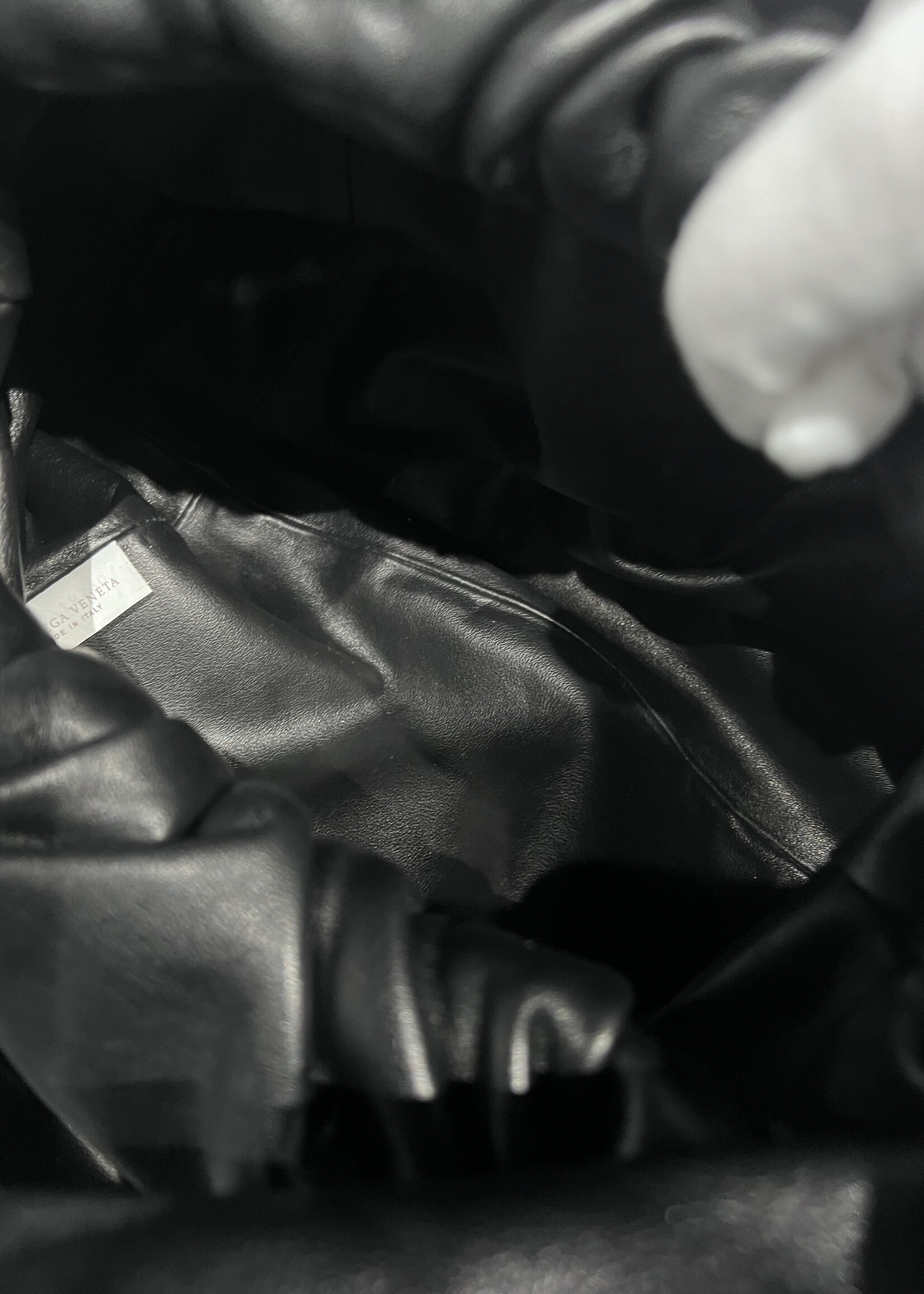 Bottega Veneta SOLD- Bottega Venetta Black Shoulder Pouch