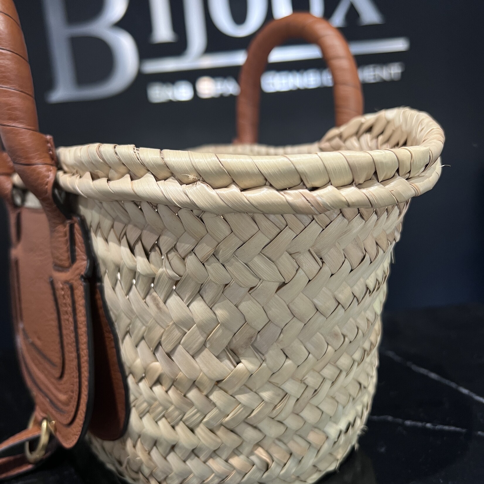 Chloe Chloe Mini Raffia Tote