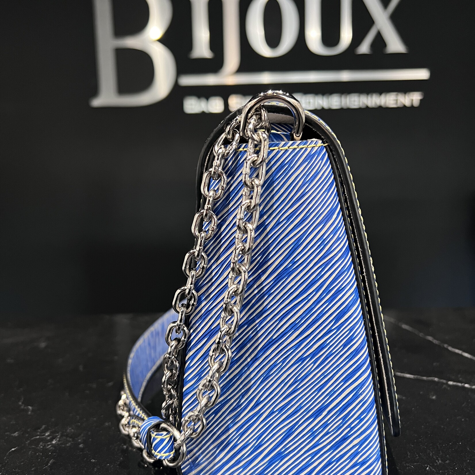 Louis Vuitton SOLD- Louis Vuitton Blue Twist MM