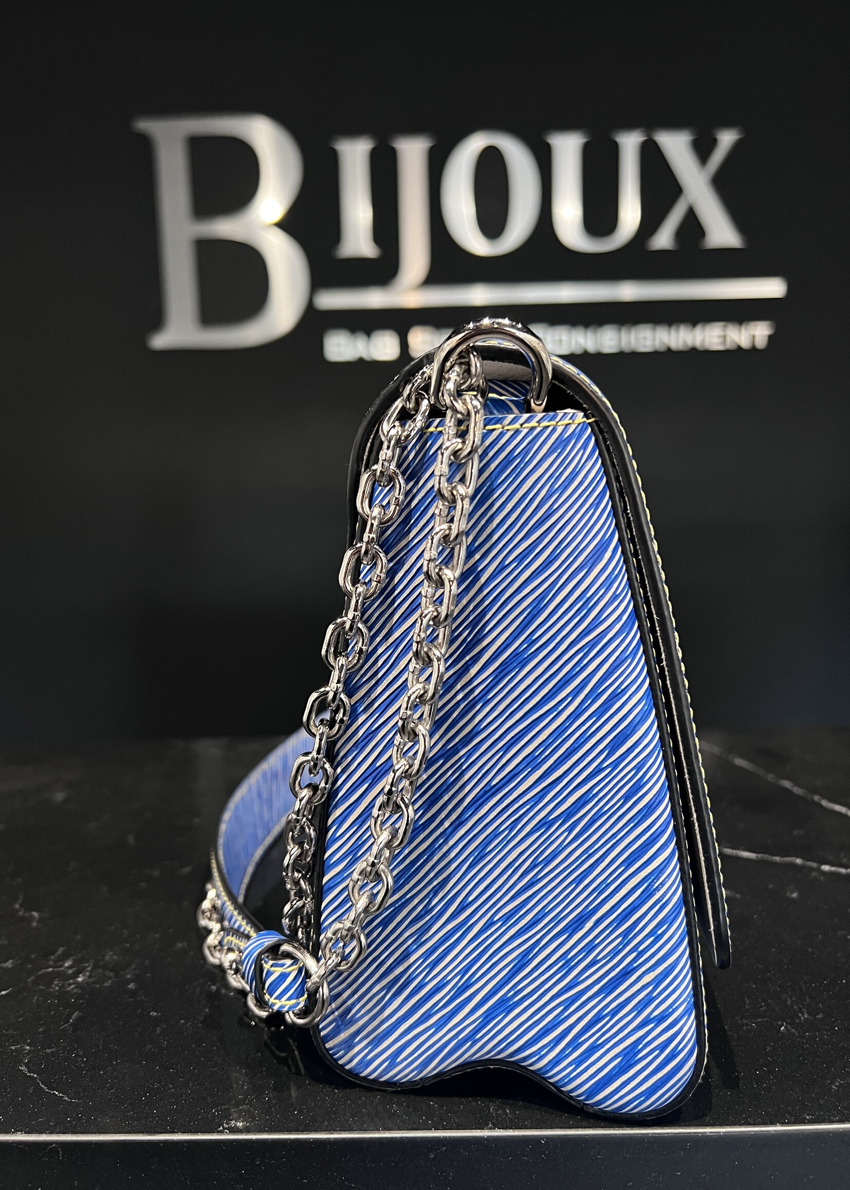 Louis Vuitton SOLD- Louis Vuitton Blue Twist MM