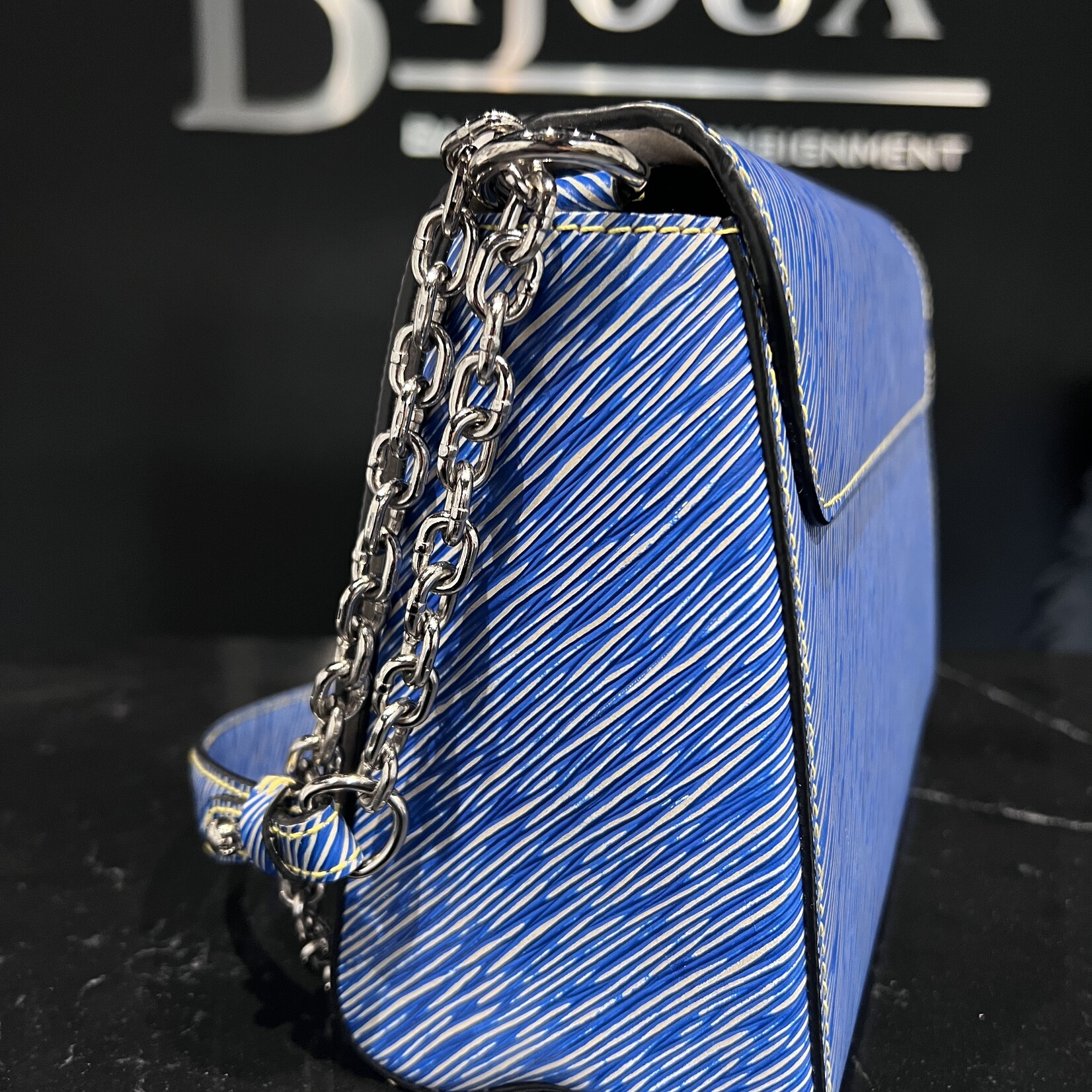 Louis Vuitton SOLD- Louis Vuitton Blue Twist MM