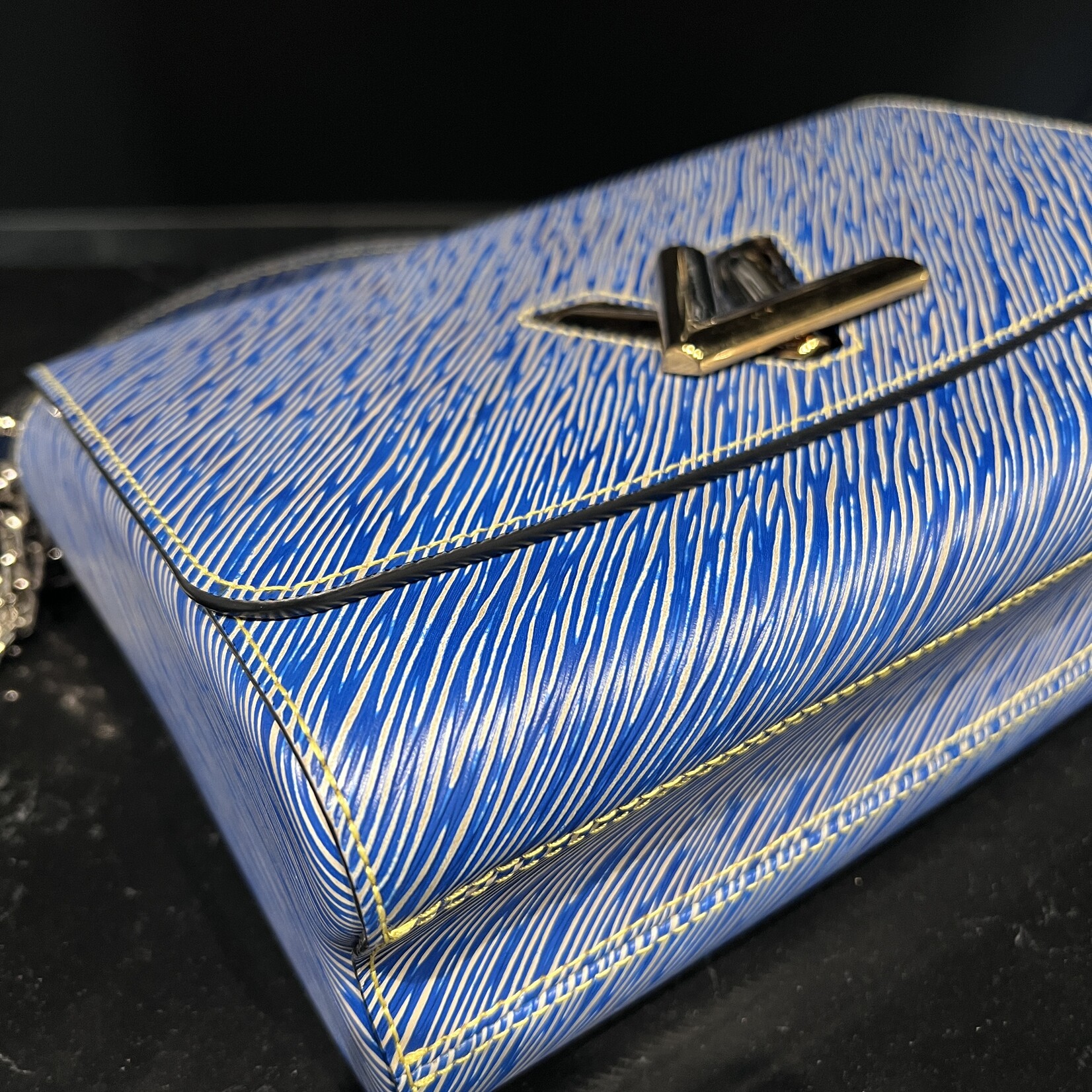 Louis Vuitton SOLD- Louis Vuitton Blue Twist MM
