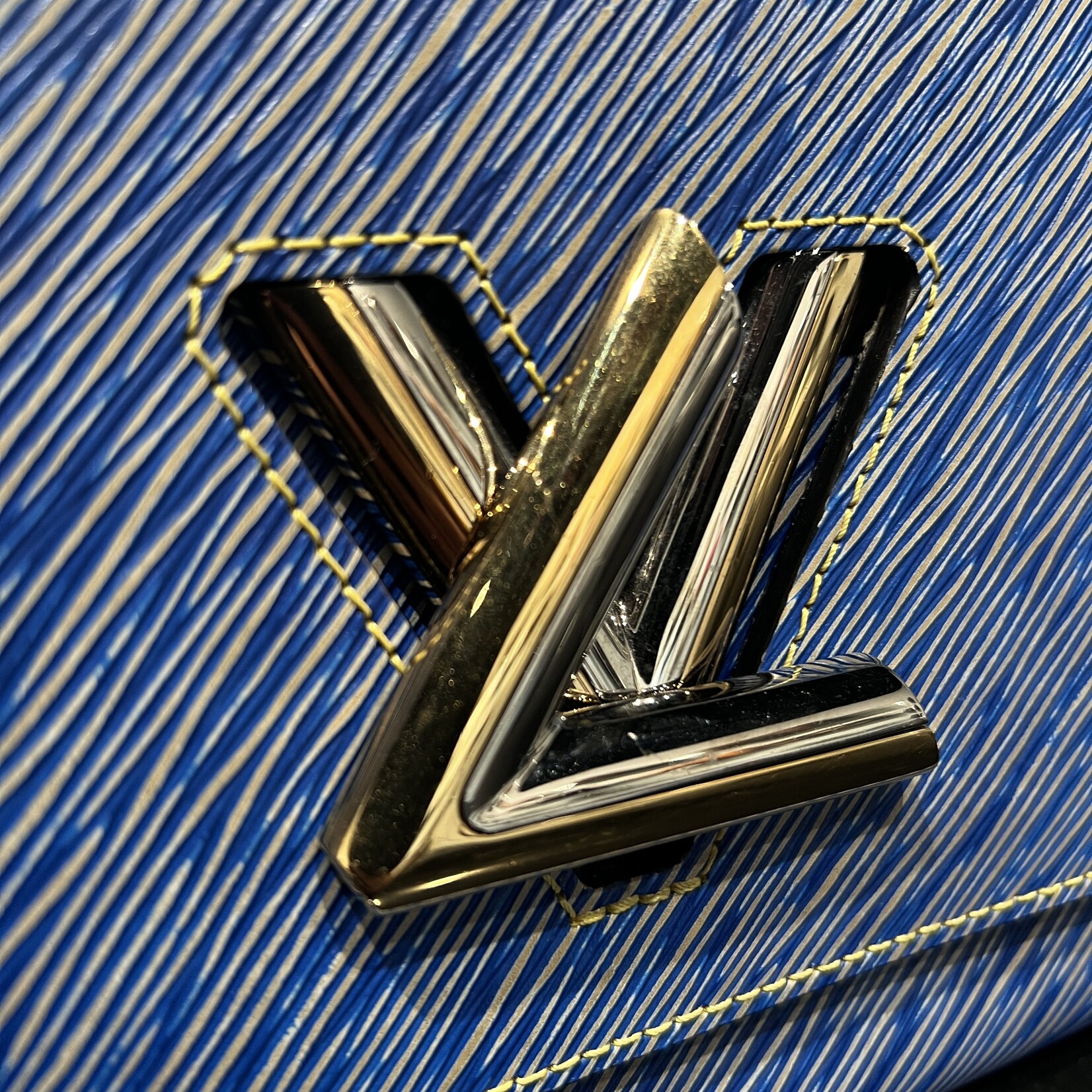 Louis Vuitton SOLD- Louis Vuitton Blue Twist MM