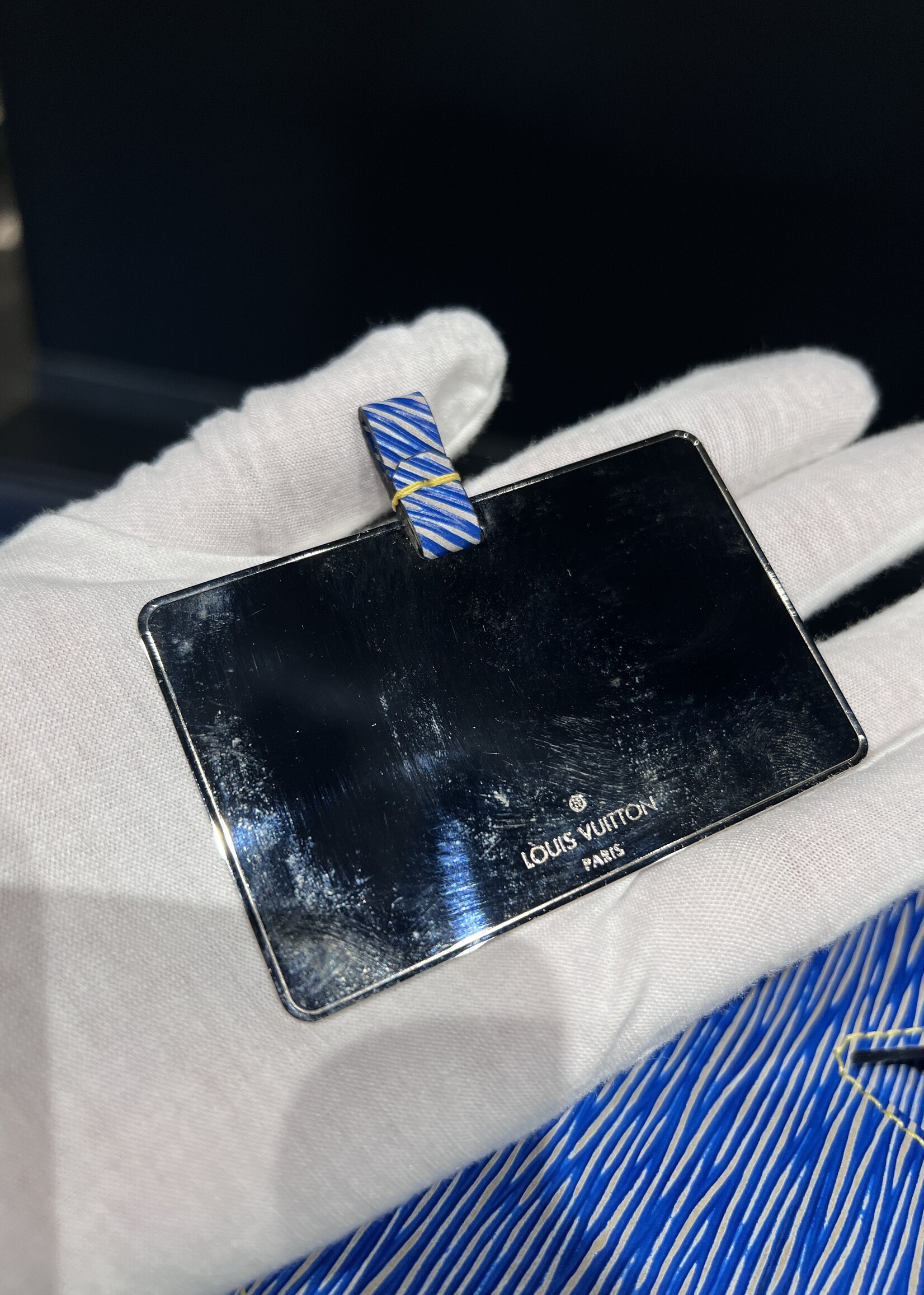 Louis Vuitton SOLD- Louis Vuitton Blue Twist MM