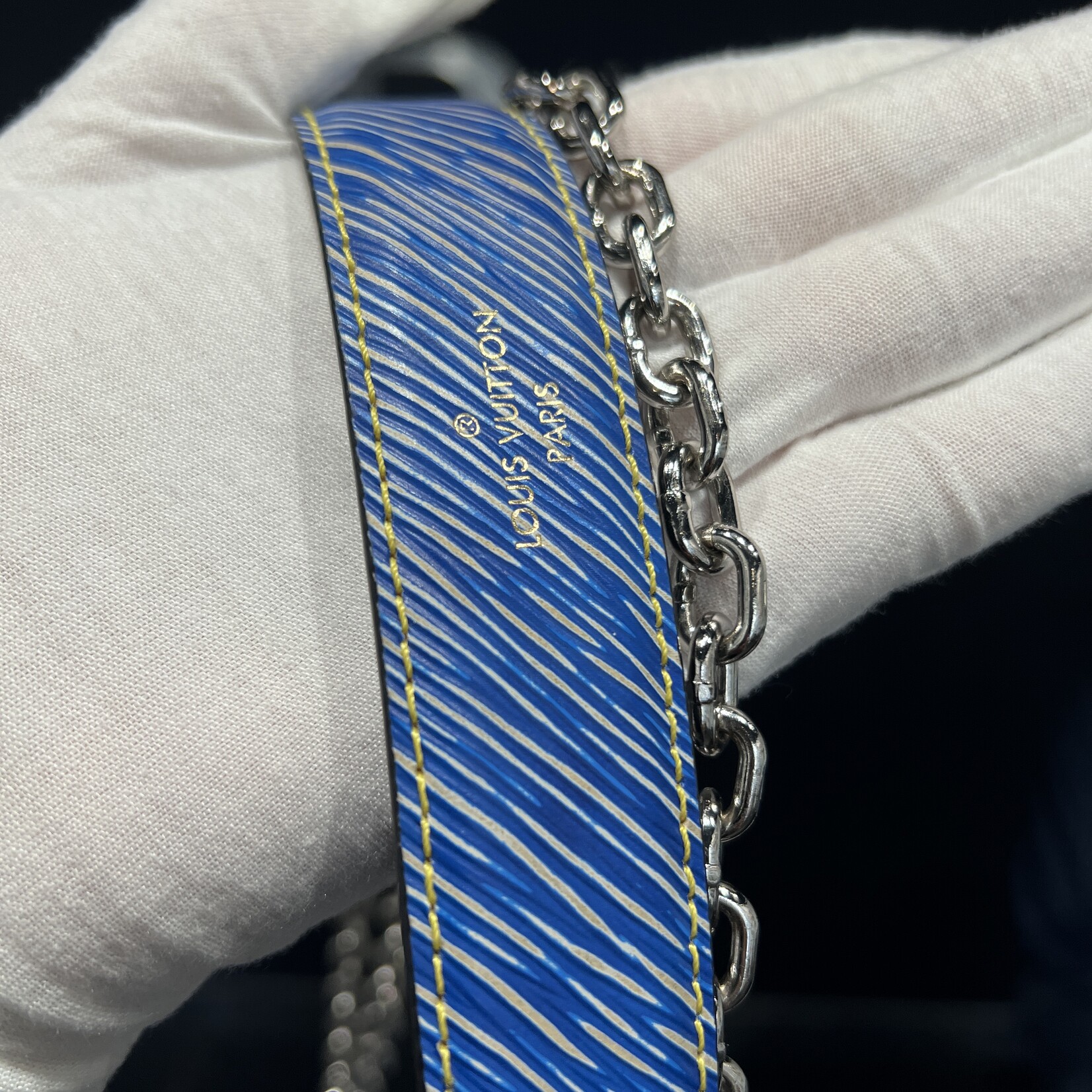 Louis Vuitton SOLD- Louis Vuitton Blue Twist MM
