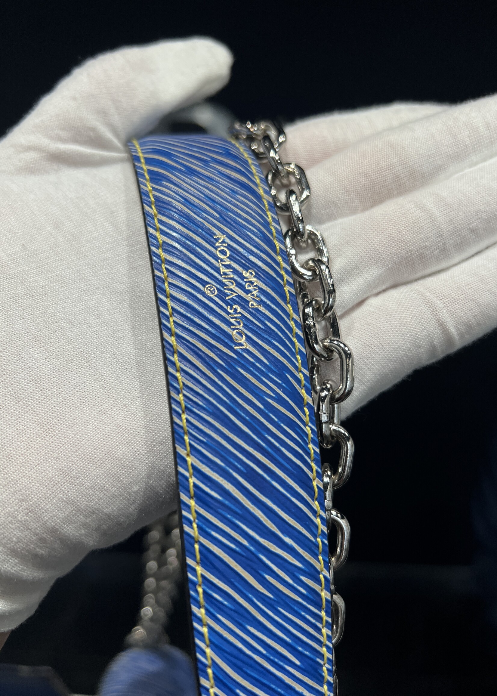 Louis Vuitton SOLD- Louis Vuitton Blue Twist MM