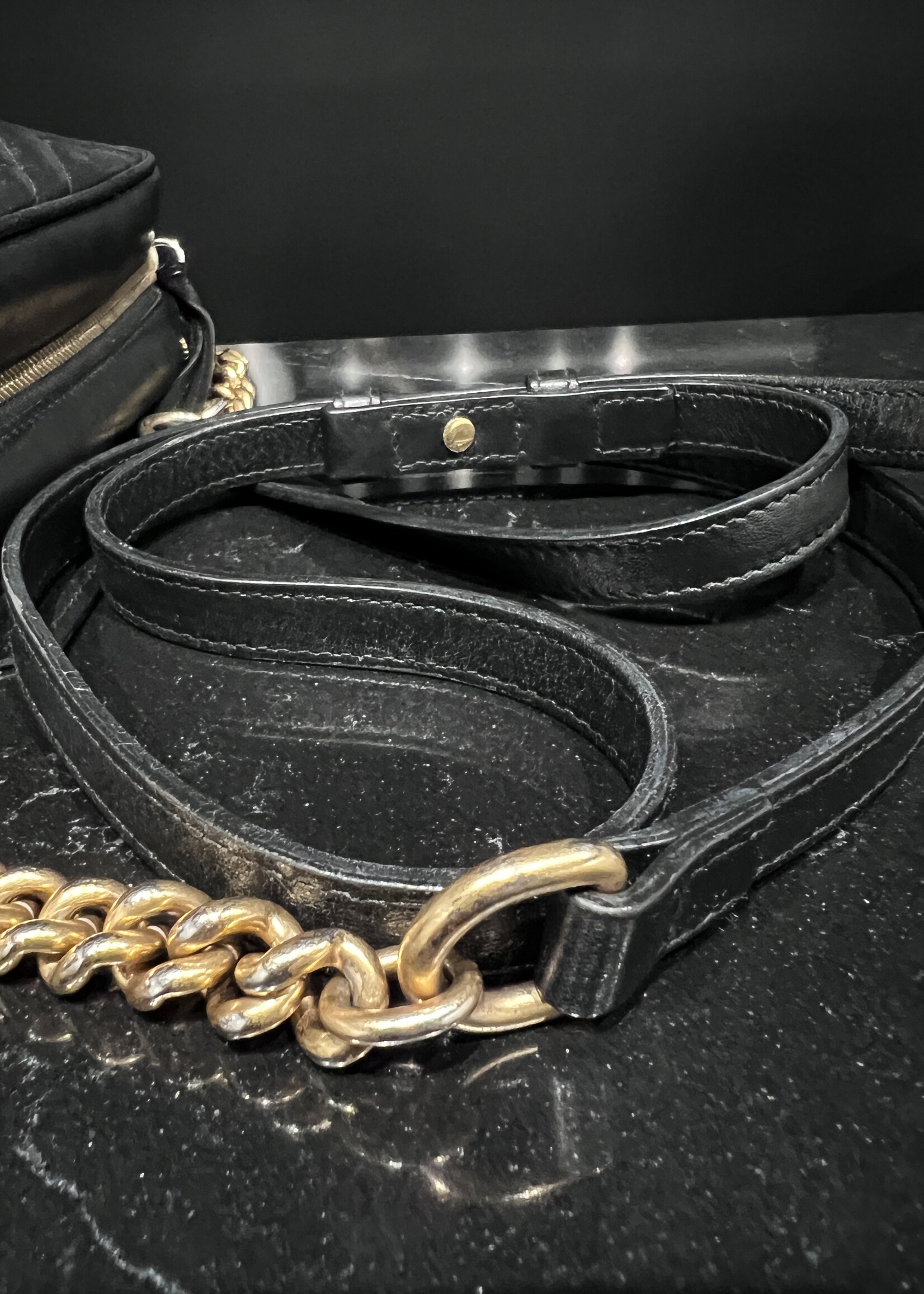 Gucci SOLD- Gucci Black Marmont Crossbody Bag