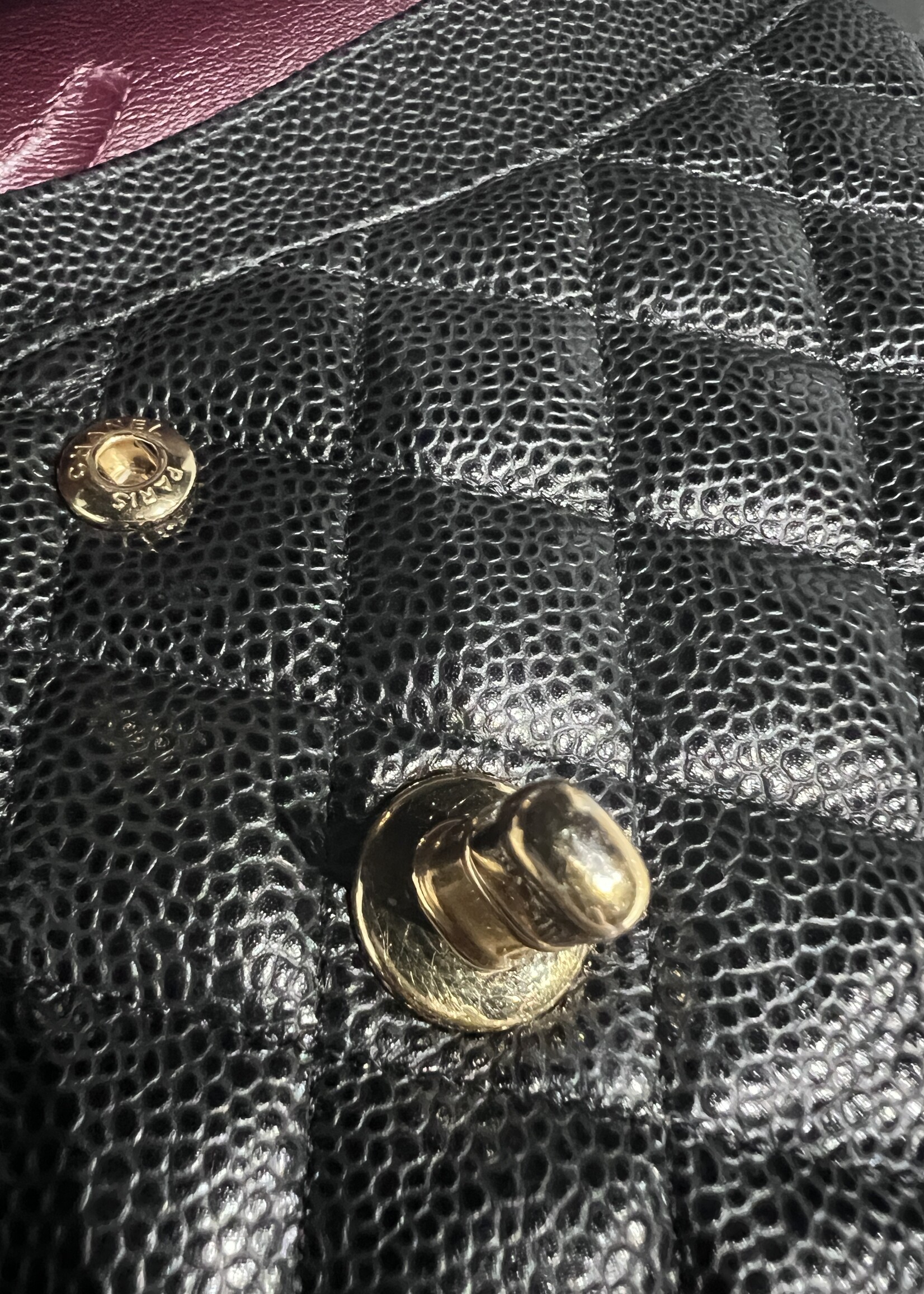 Chanel SOLD- Chanel Medium Caviar Classic Flap Black GHW