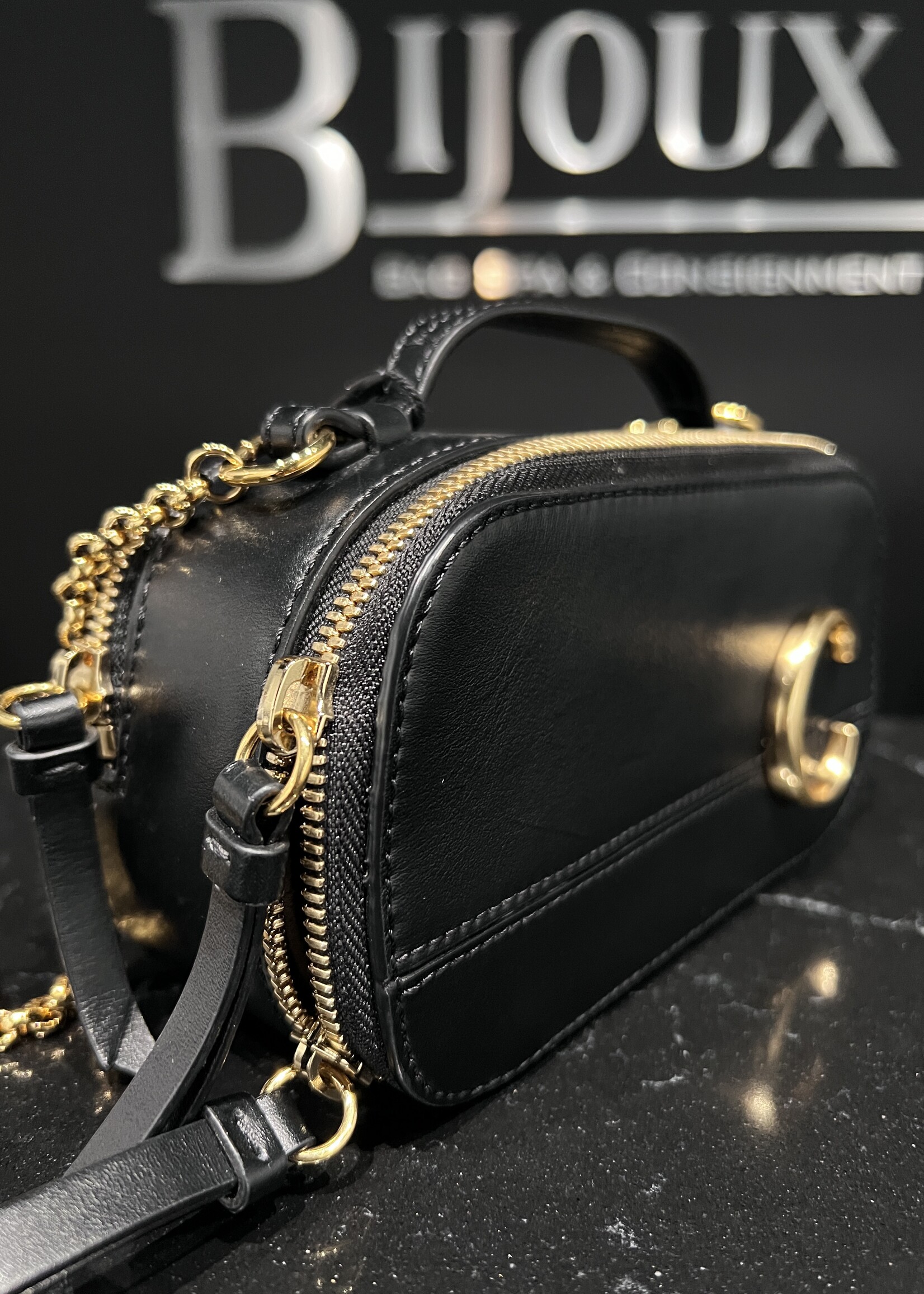 Chloe SOLD- Chloe C Crossbody Black GHW