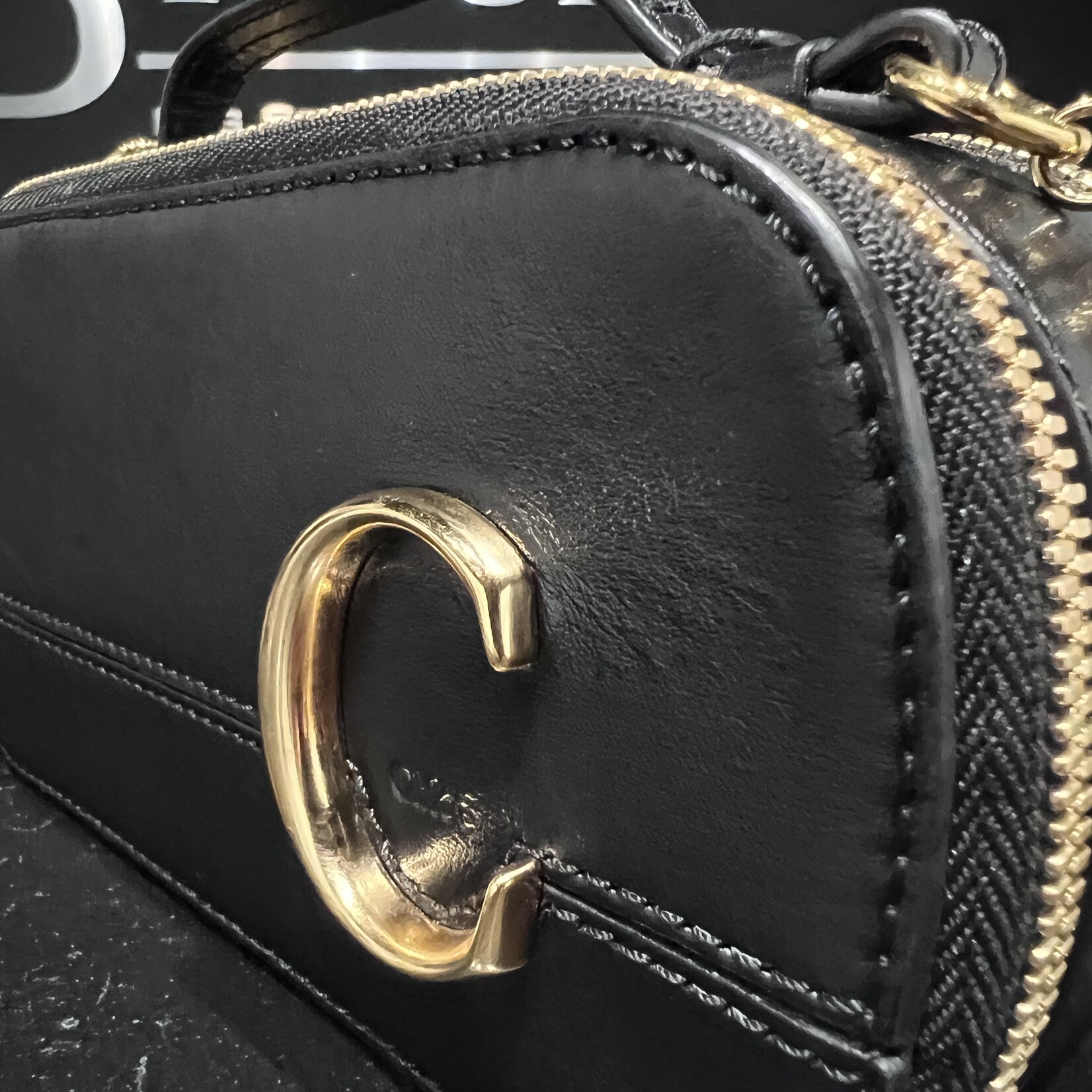 Chloe Chloe C Crossbody Black GHW