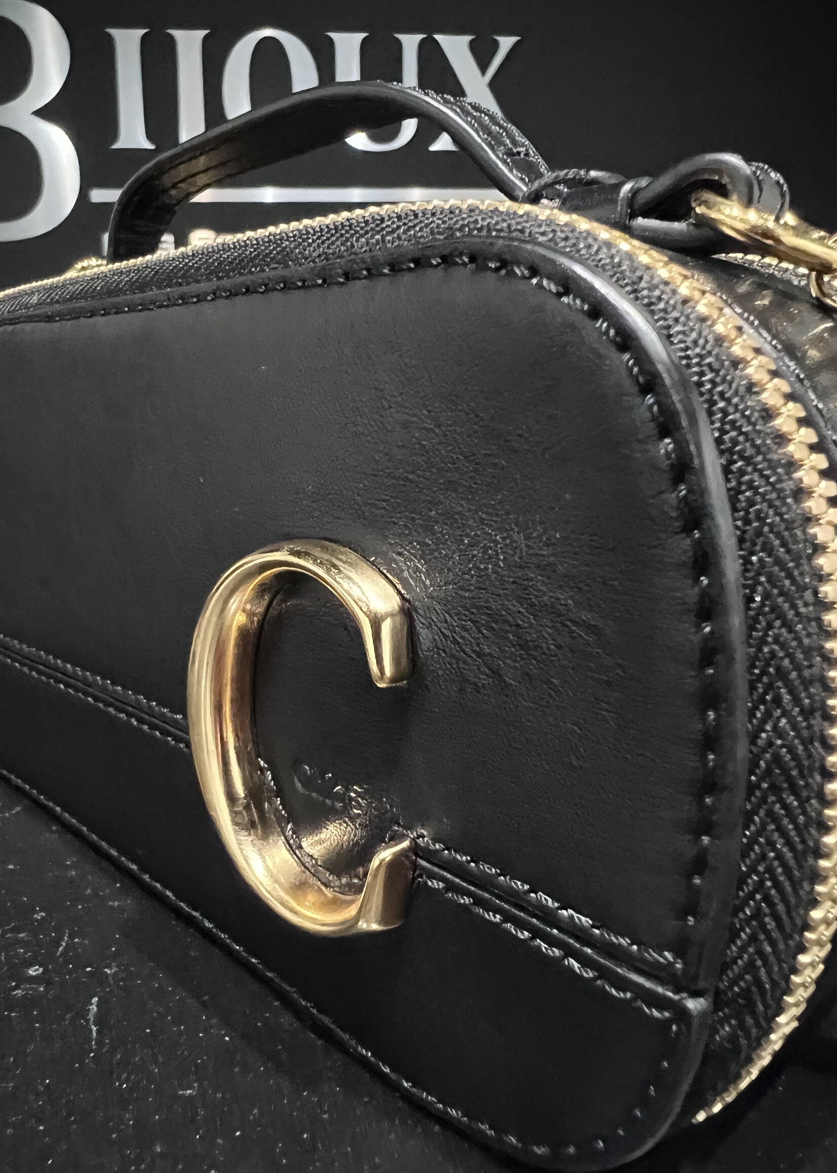 Chloe SOLD- Chloe C Crossbody Black GHW