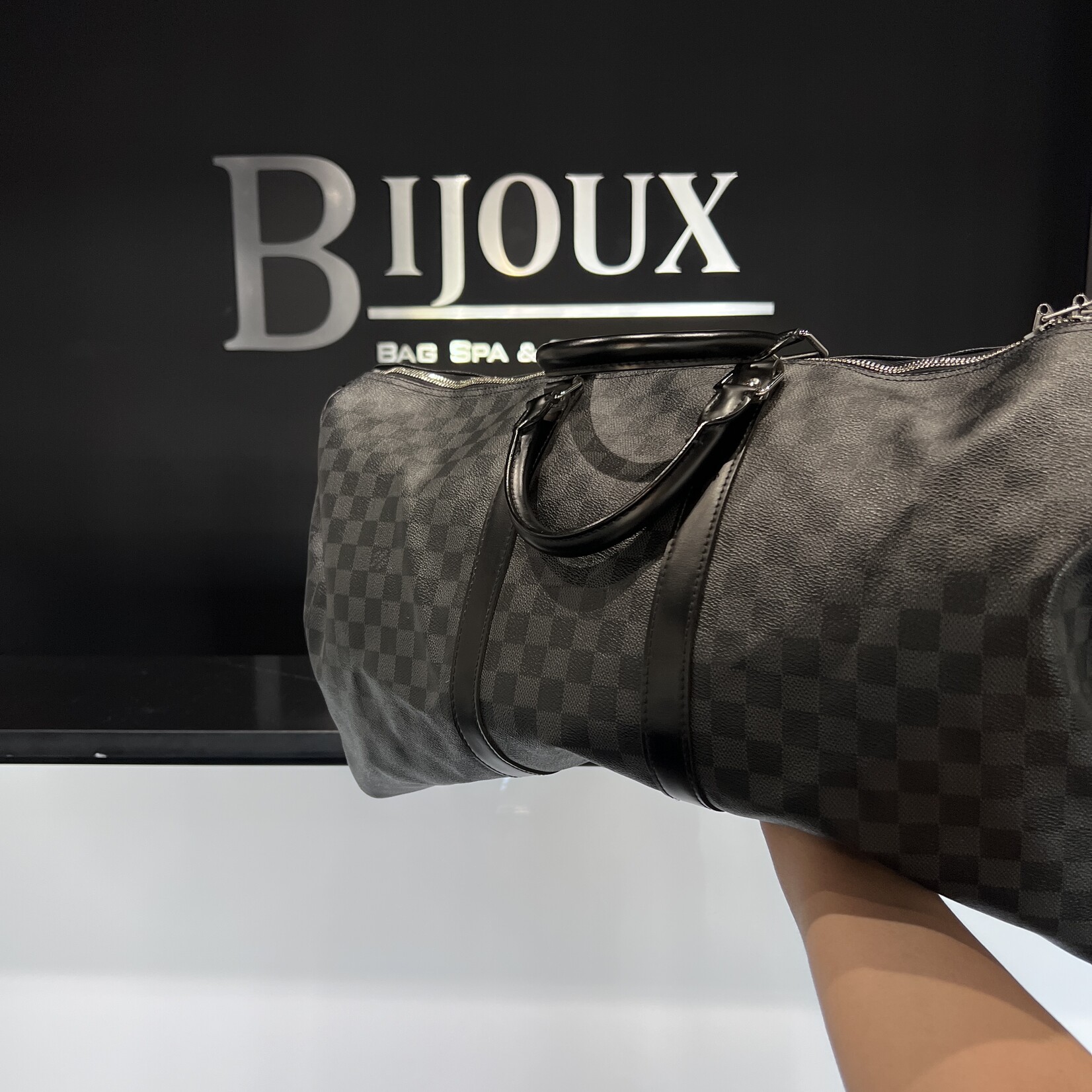 Louis Vuitton SOLD- Louis Vuitton Keepall 55 Bandouliere Damier Ebene
