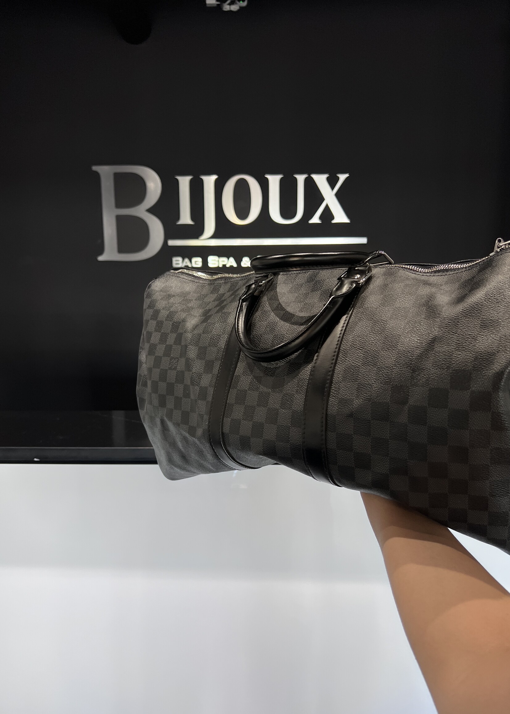 Louis Vuitton SOLD- Louis Vuitton Keepall 55 Bandouliere Damier Ebene