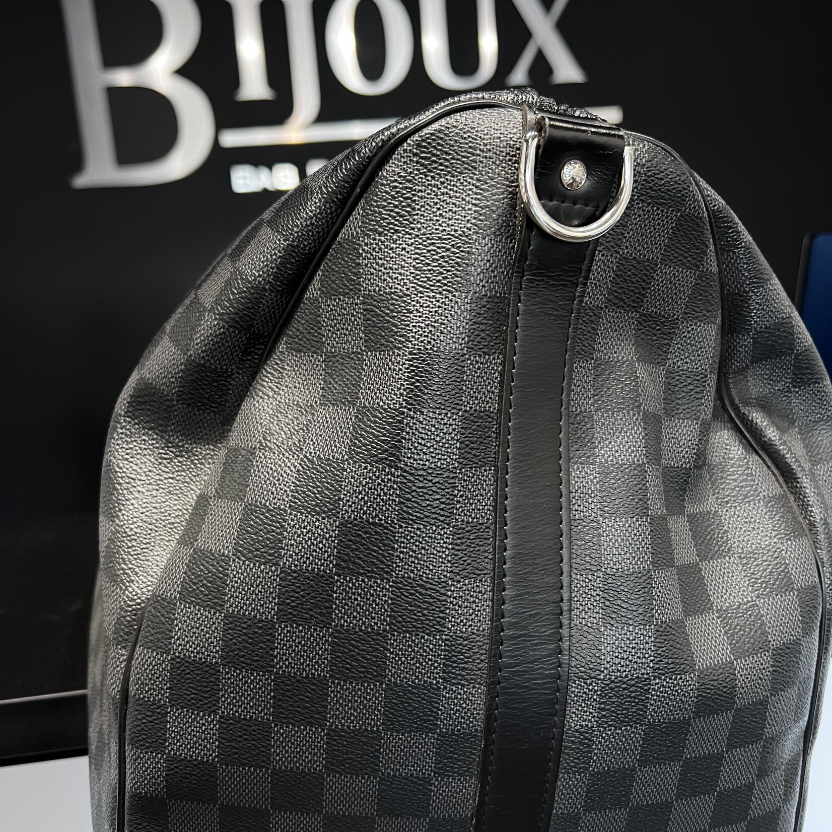 Louis Vuitton SOLD- Louis Vuitton Keepall 55 Bandouliere Damier Ebene