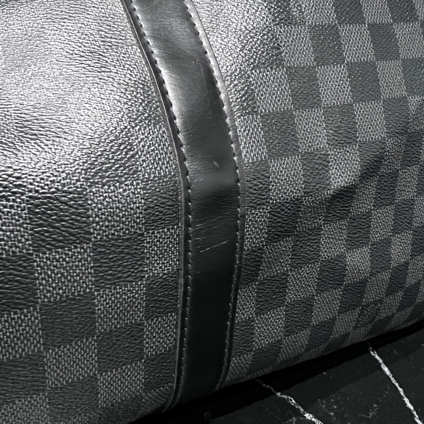 Louis Vuitton SOLD- Louis Vuitton Keepall 55 Bandouliere Damier Ebene