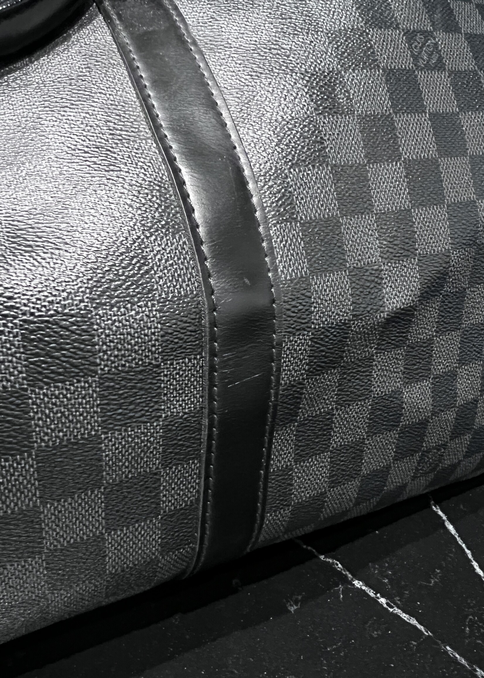 Louis Vuitton SOLD- Louis Vuitton Keepall 55 Bandouliere Damier Ebene