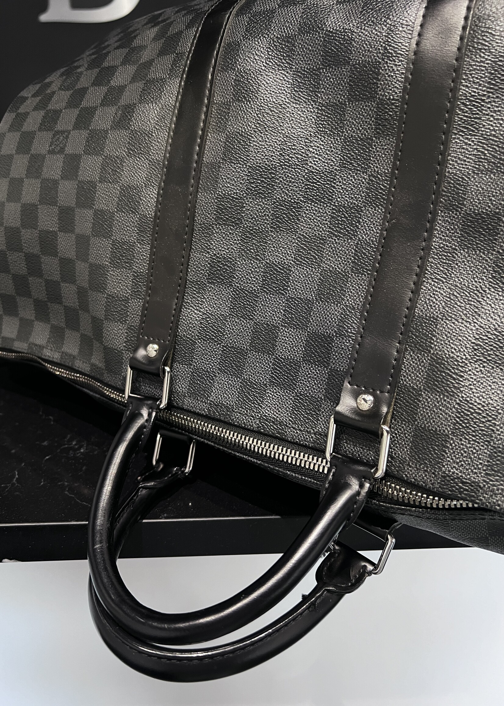 Louis Vuitton SOLD- Louis Vuitton Keepall 55 Bandouliere Damier Ebene