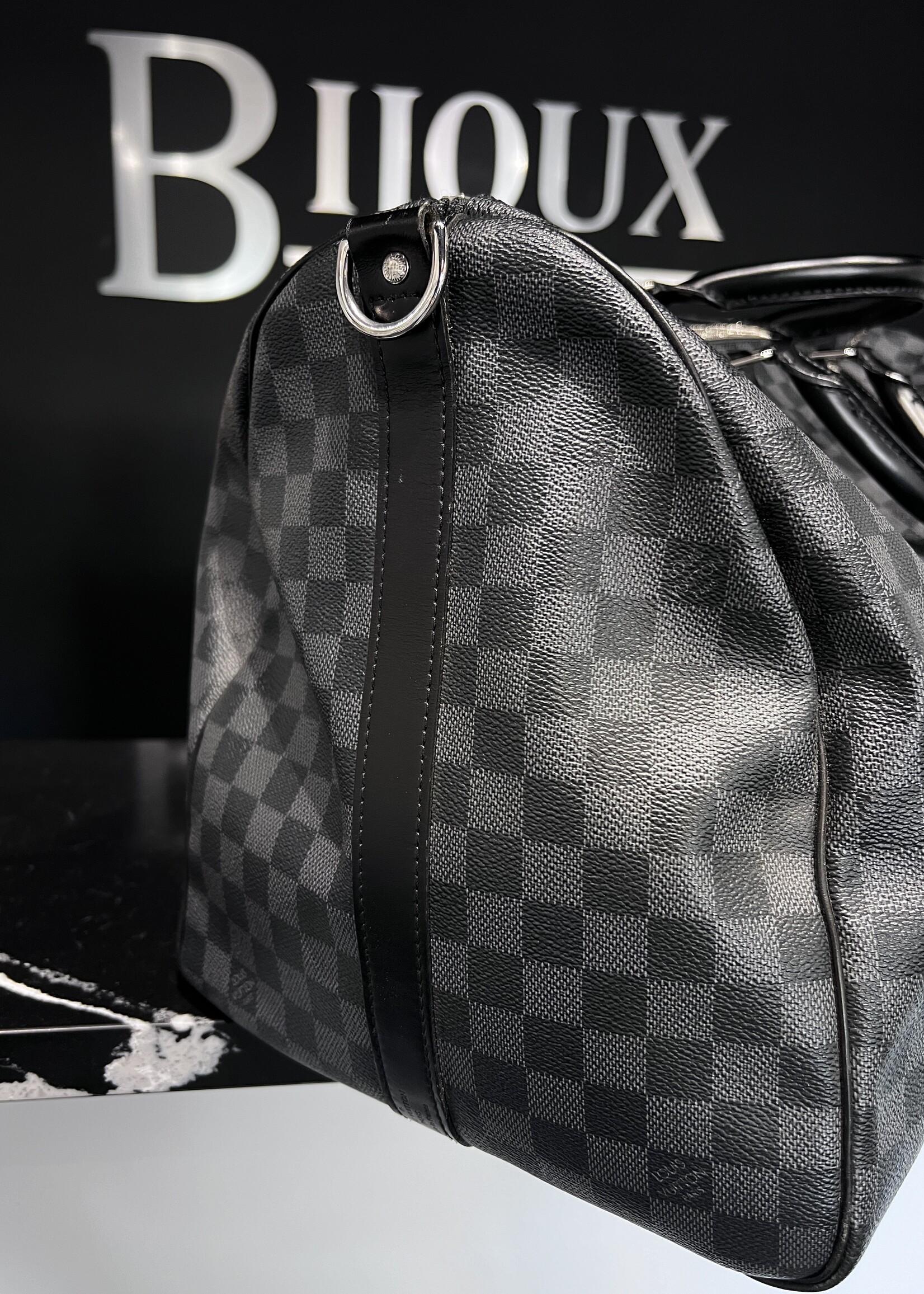 Louis Vuitton SOLD- Louis Vuitton Keepall 55 Bandouliere Damier Ebene