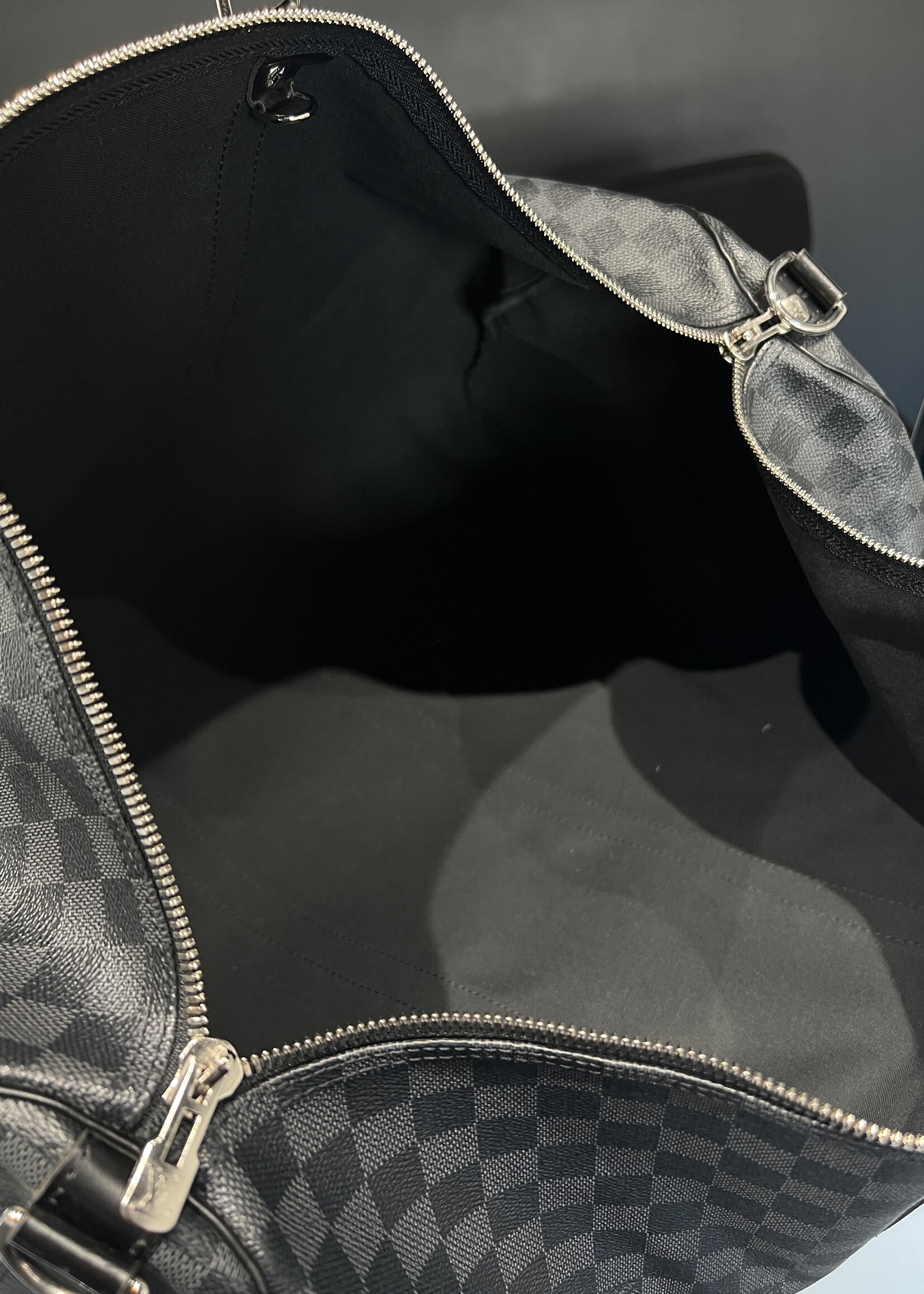 Louis Vuitton SOLD- Louis Vuitton Keepall 55 Bandouliere Damier Ebene