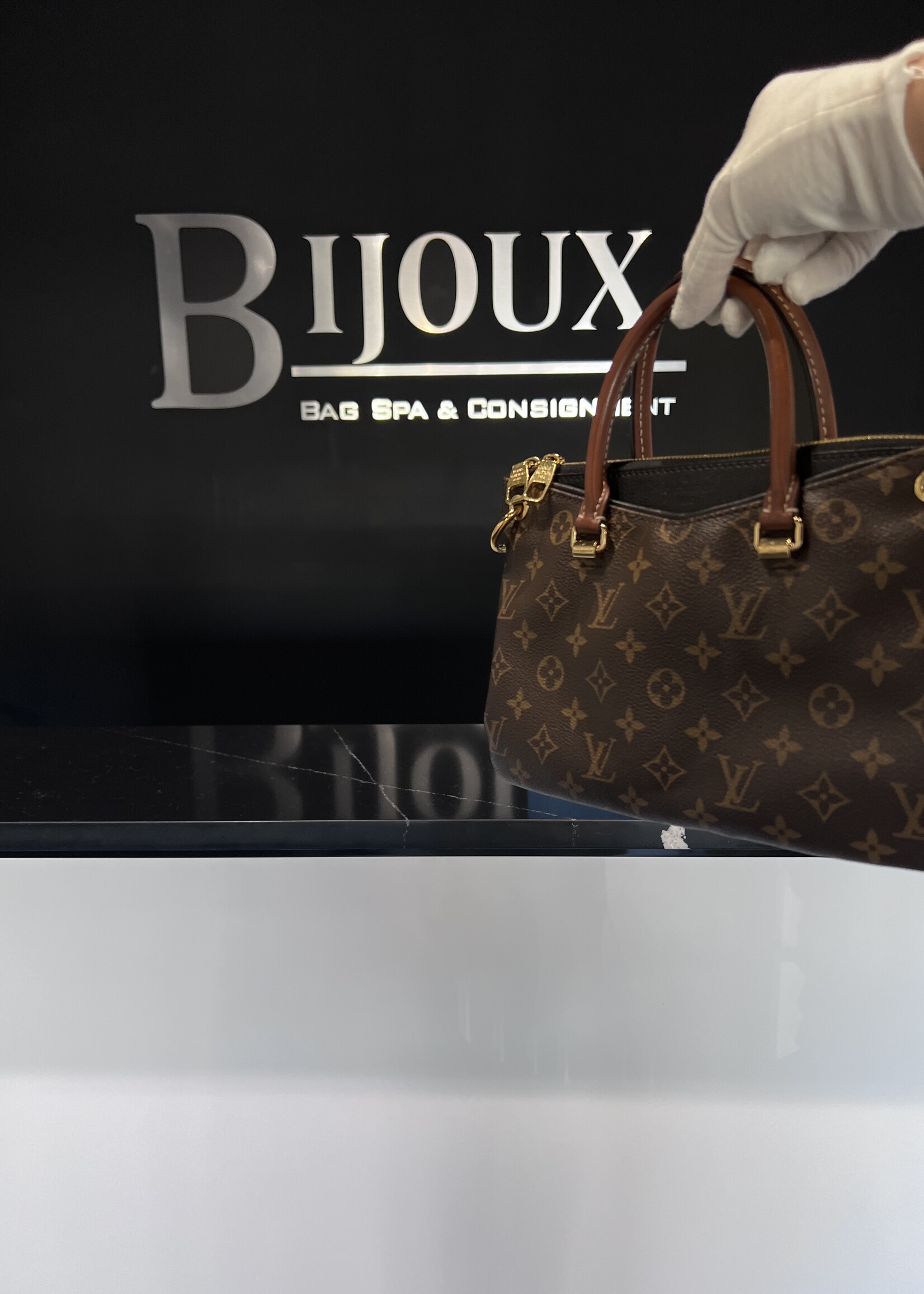 Louis Vuitton SOLD- Louis Vuitton Black Pallas BB