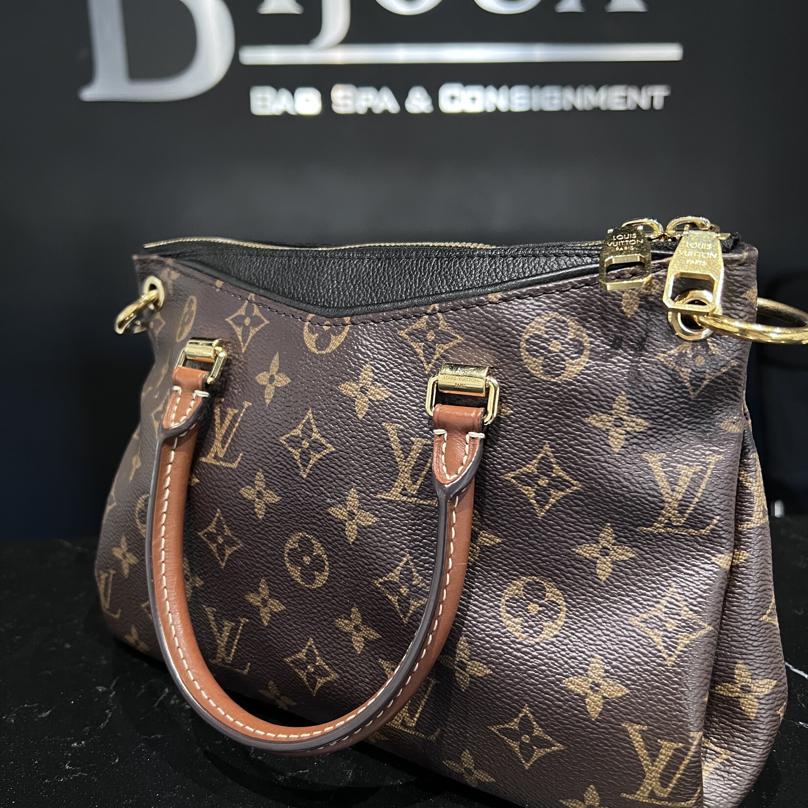 Louis Vuitton SOLD- Louis Vuitton Black Pallas BB