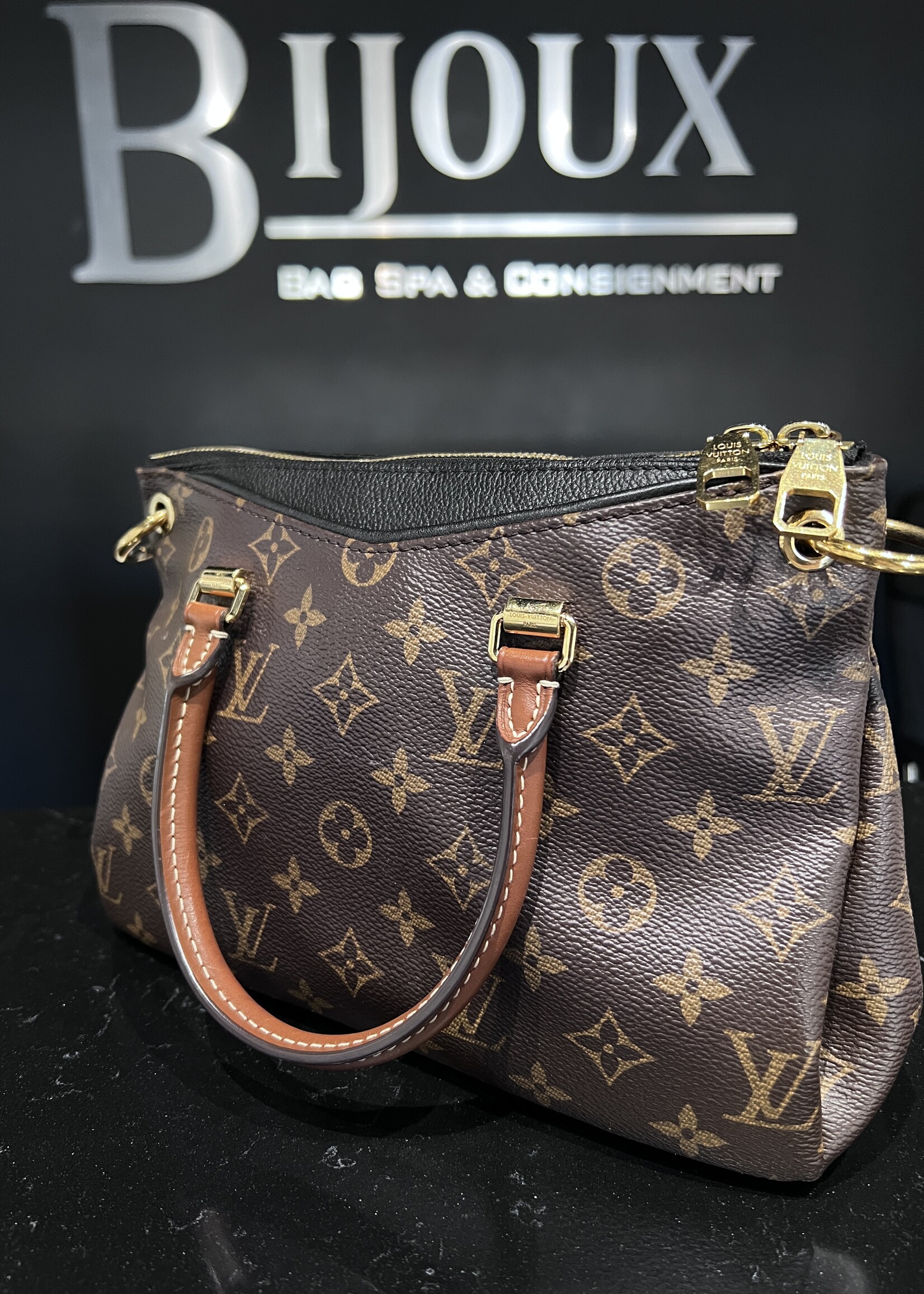 Louis Vuitton SOLD- Louis Vuitton Black Pallas BB