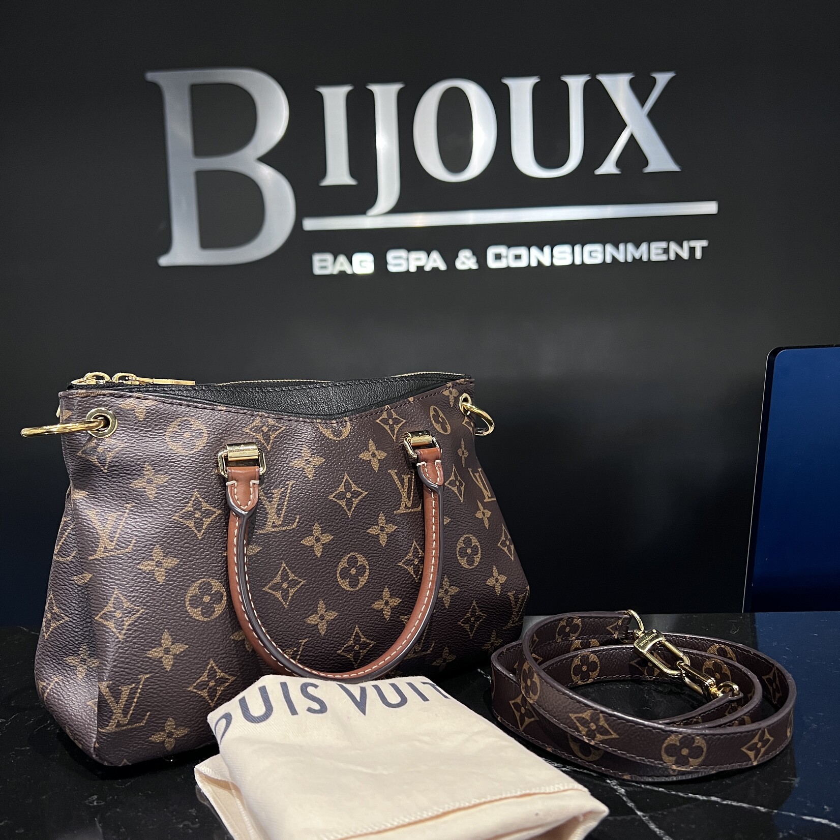 Louis Vuitton SOLD- Louis Vuitton Black Pallas BB