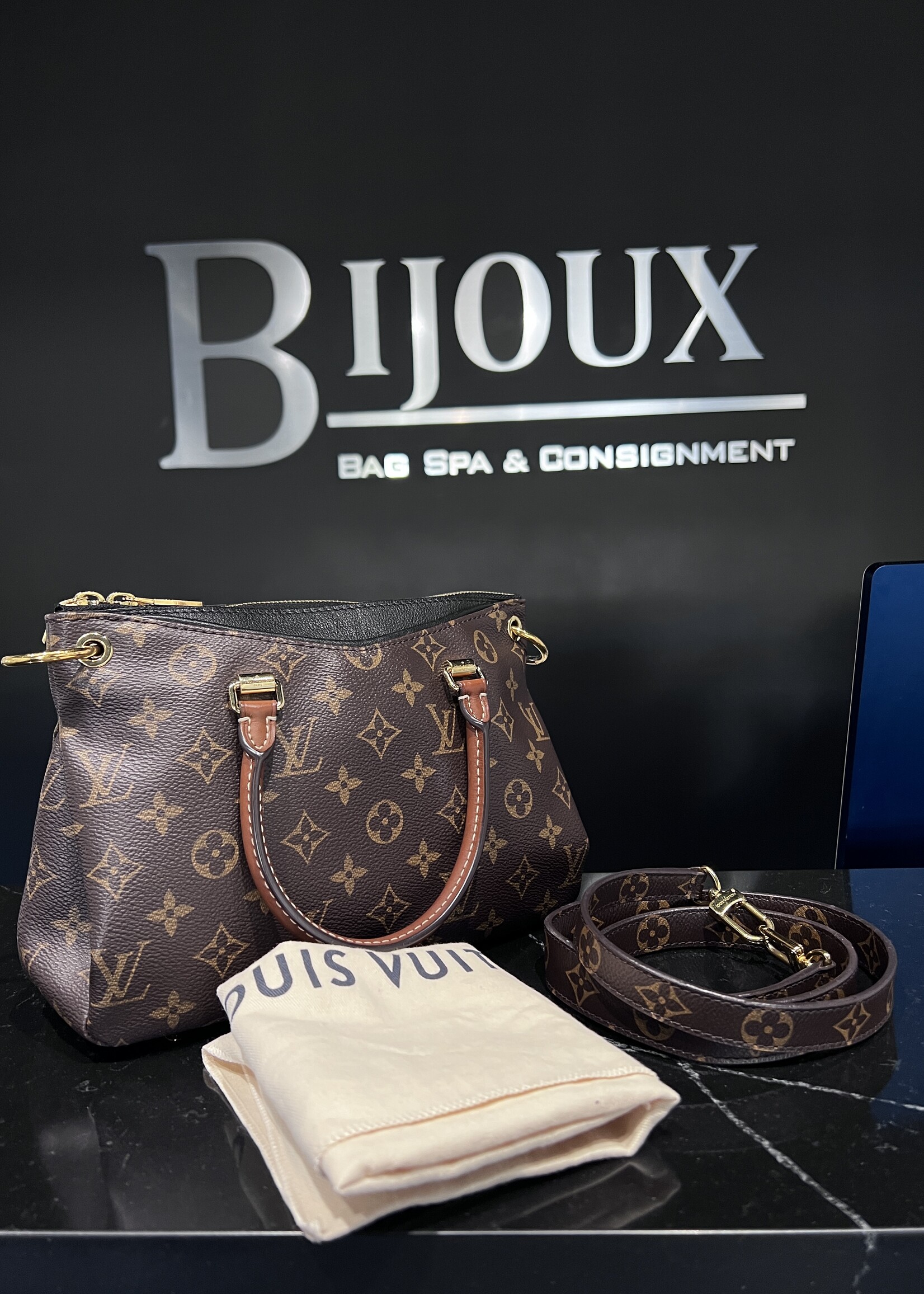 Louis Vuitton SOLD- Louis Vuitton Black Pallas BB