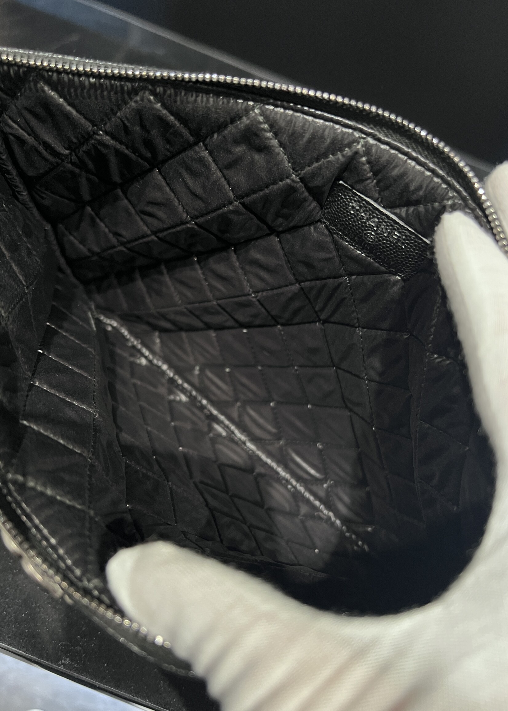 Chanel SOLD - Chanel Boy Caviar Clutch