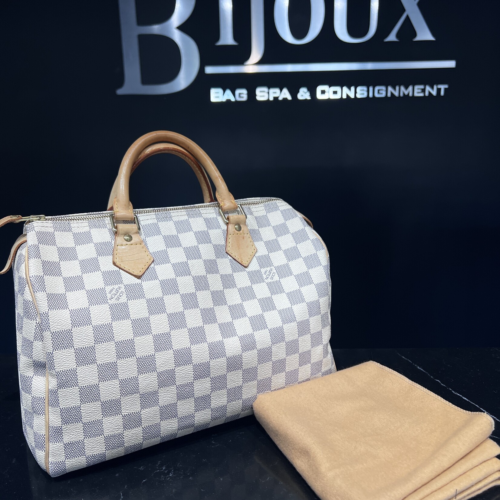 Louis Vuitton SOLD- Louis Vuitton Speedy 30 Damier Azur