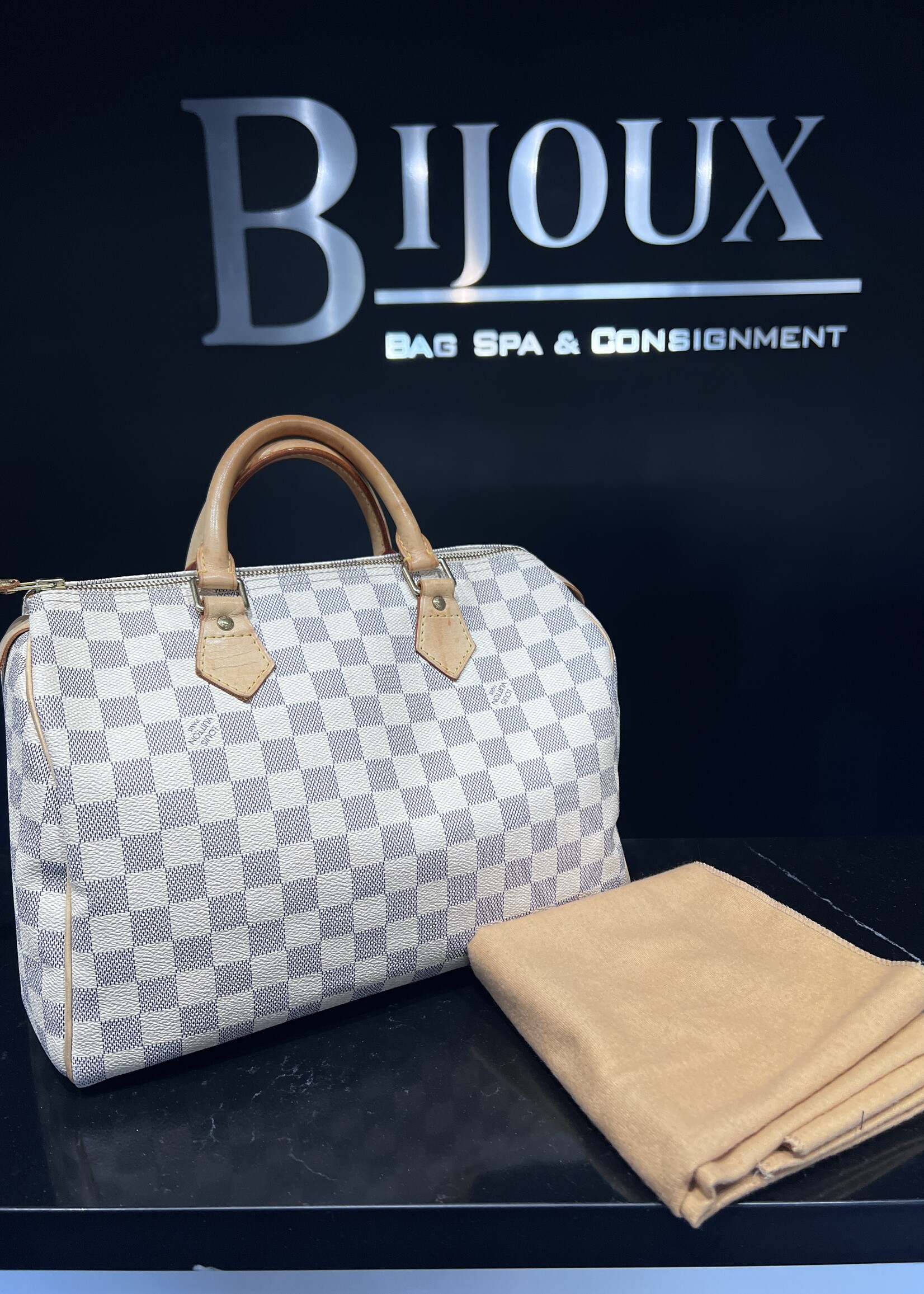 Louis Vuitton SOLD- Louis Vuitton Speedy 30 Damier Azur