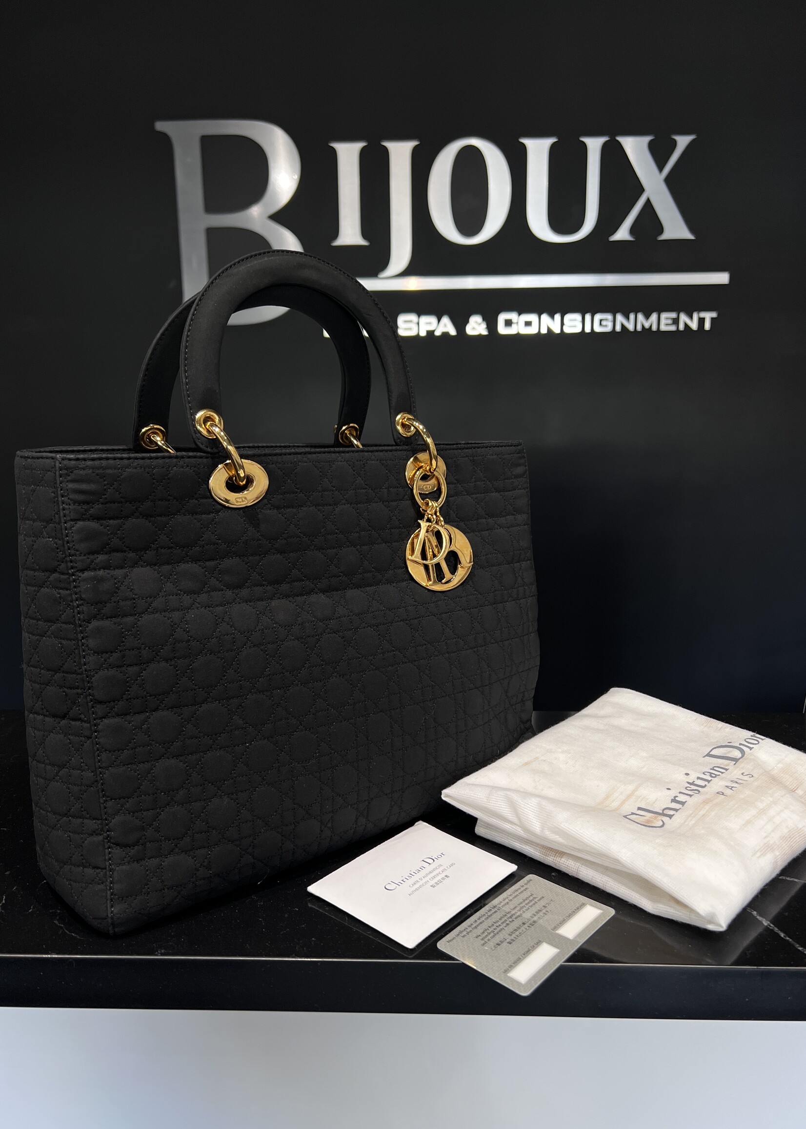 Christian Dior SOLD- Dior Lady Large Cotton