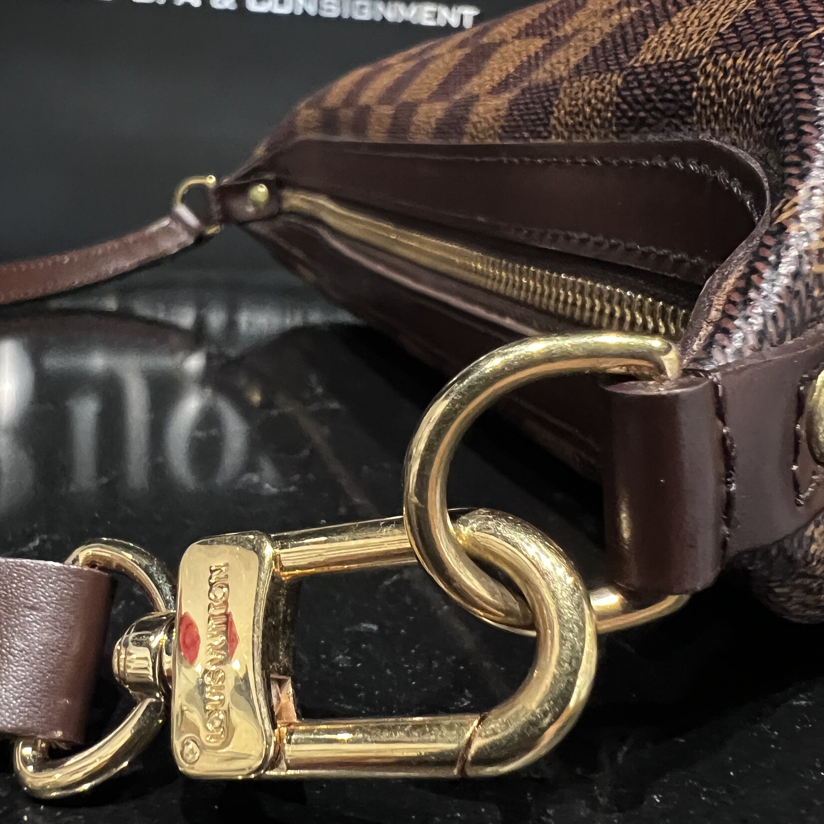 Louis Vuitton SOLD- Louis Vuitton Liovo PM Damier Ebene