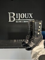 Chanel SOLD-Chanel Logo Boots 38.5