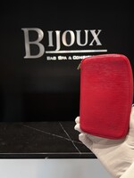 Louis Vuitton Louis Vuitton Bifold Red Epi Wallet