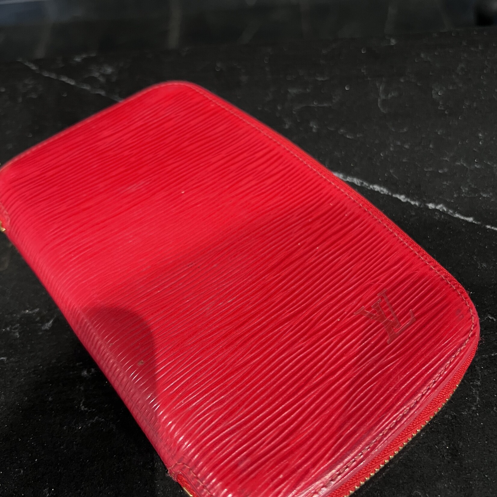 Louis Vuitton Louis Vuitton Bifold Red Epi Wallet