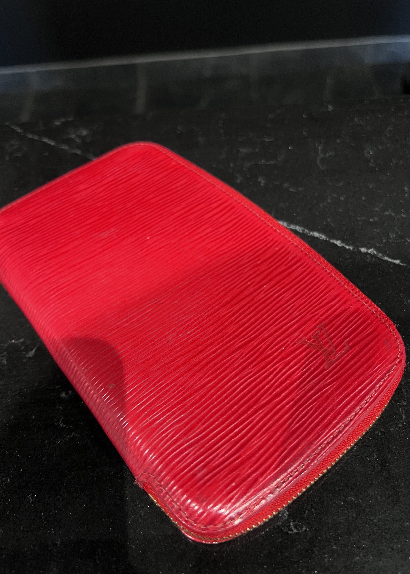 Louis Vuitton Louis Vuitton Bifold Red Epi Wallet