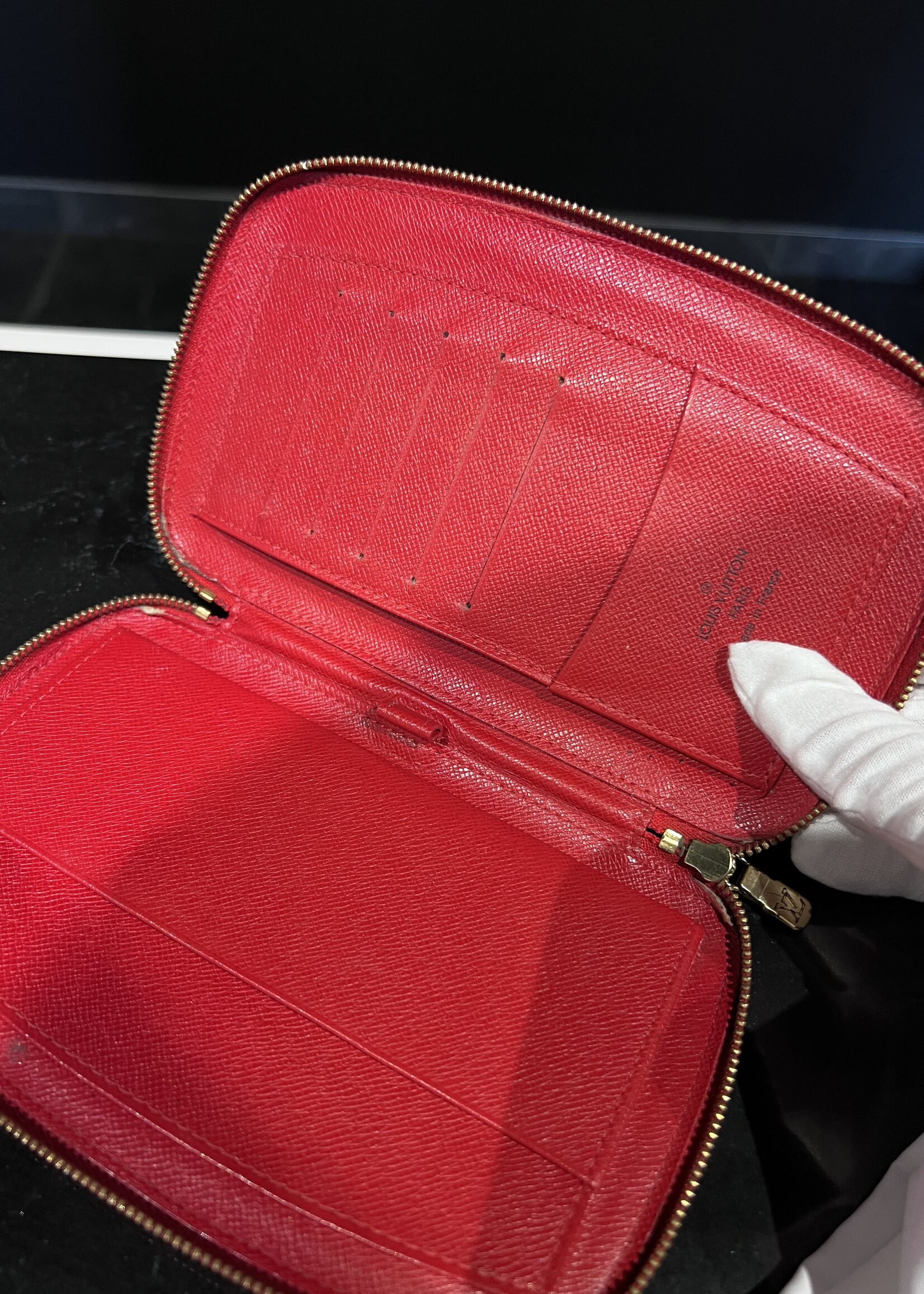 Louis Vuitton Louis Vuitton Bifold Red Epi Wallet