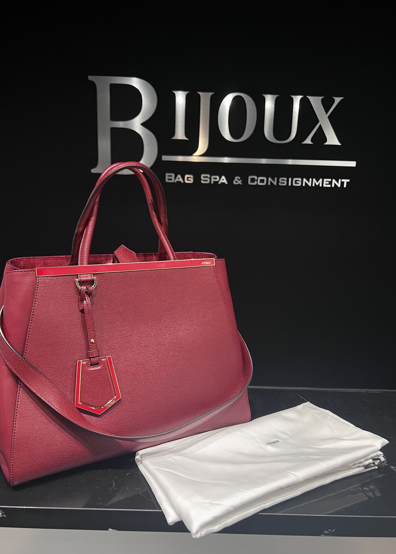 Fendi SOLD- Fendi Jours Red Handbag