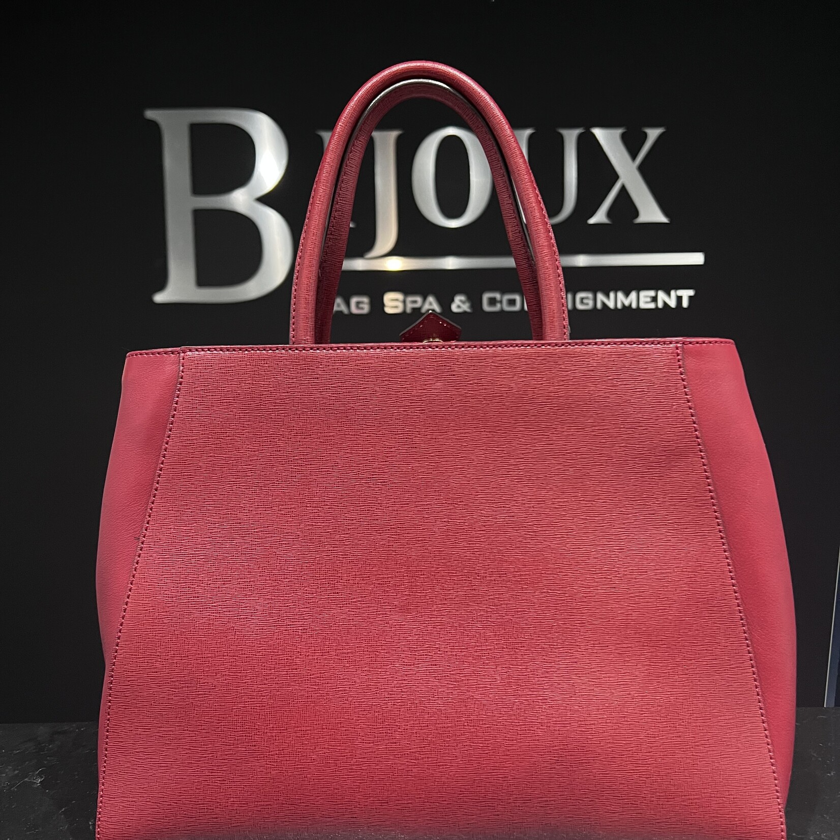 Fendi SOLD- Fendi Jours Red Handbag