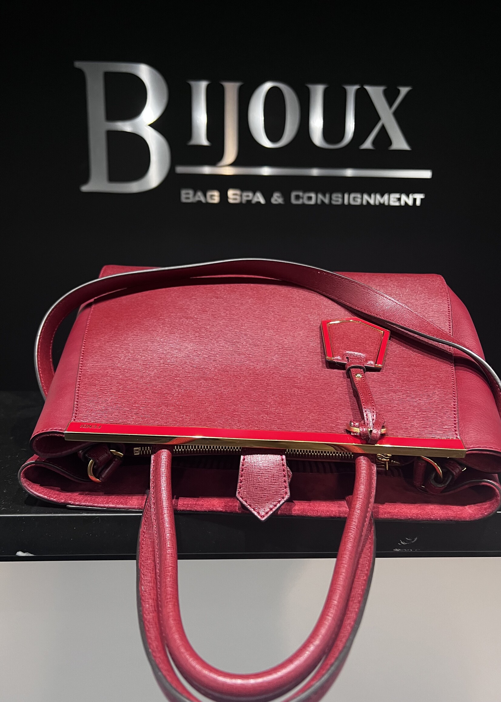 Fendi SOLD- Fendi Jours Red Handbag