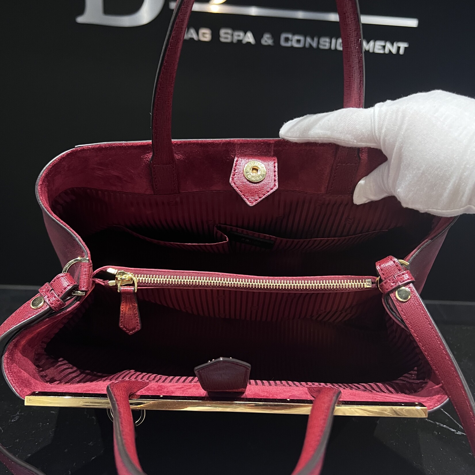Fendi SOLD- Fendi Jours Red Handbag