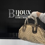 Gucci SOLD - Gucci Monogram Bamboo Handle